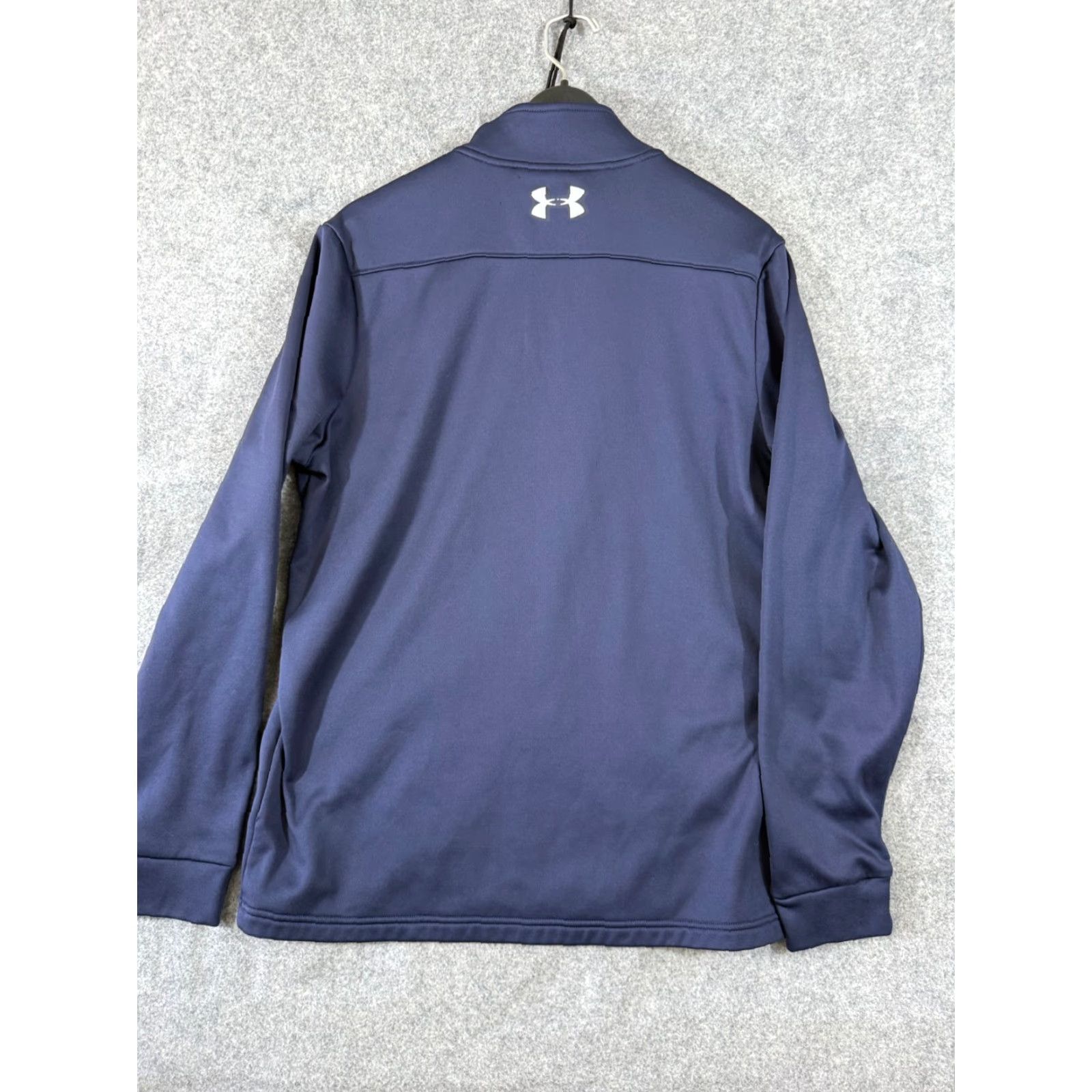 Under Armour Under Armour Jacket Mens M Blue 1/4 Zip Loose Pullover Outdoor Performance Logo Stand-Up Neck Clothing Size US M / EU 48-50 / 2 - 6 Thumbnail