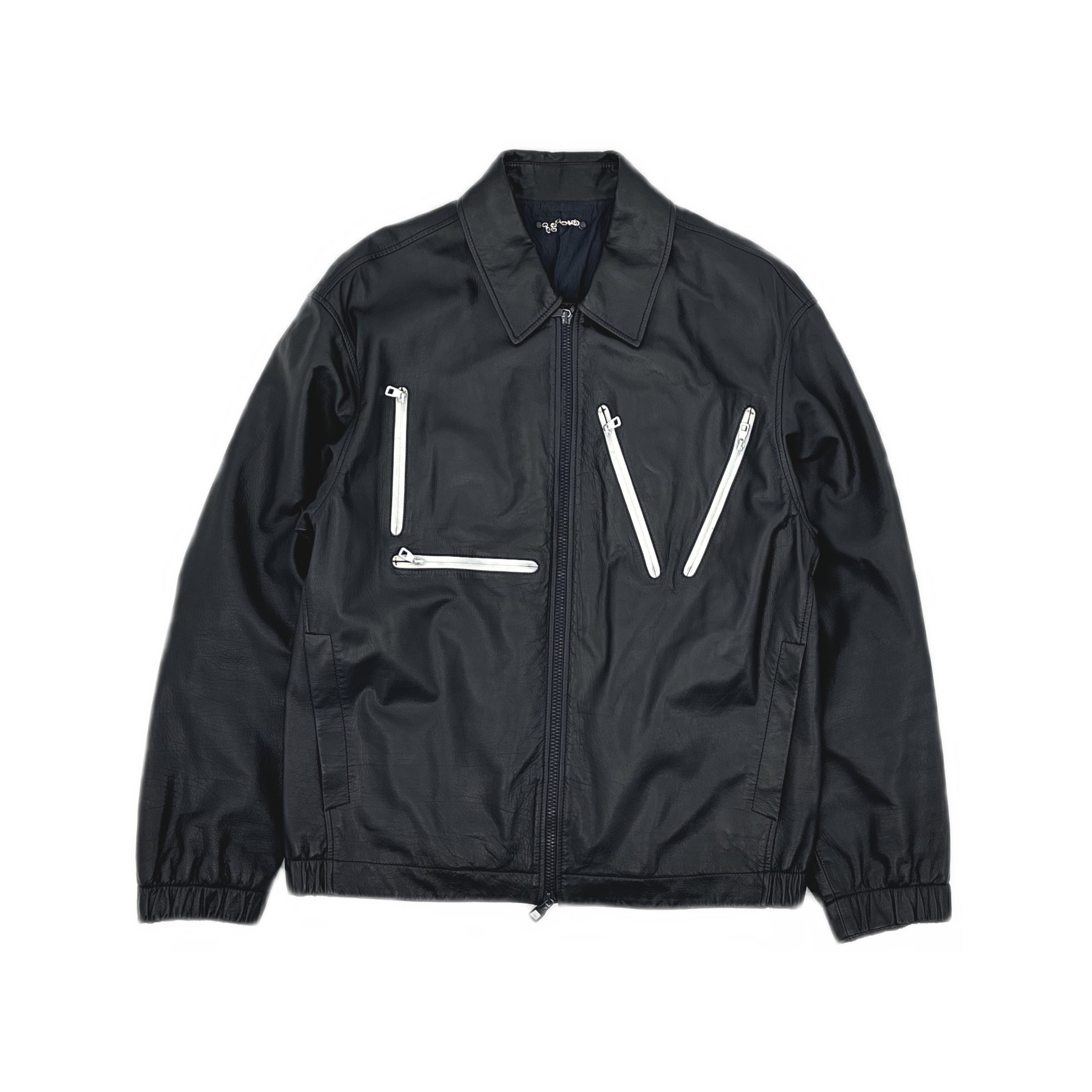 Louis Vuitton Louis Vuitton LV Zipper Leather Jacket 46 Size US S / EU 44-46 / 1 - 1 Thumbnail