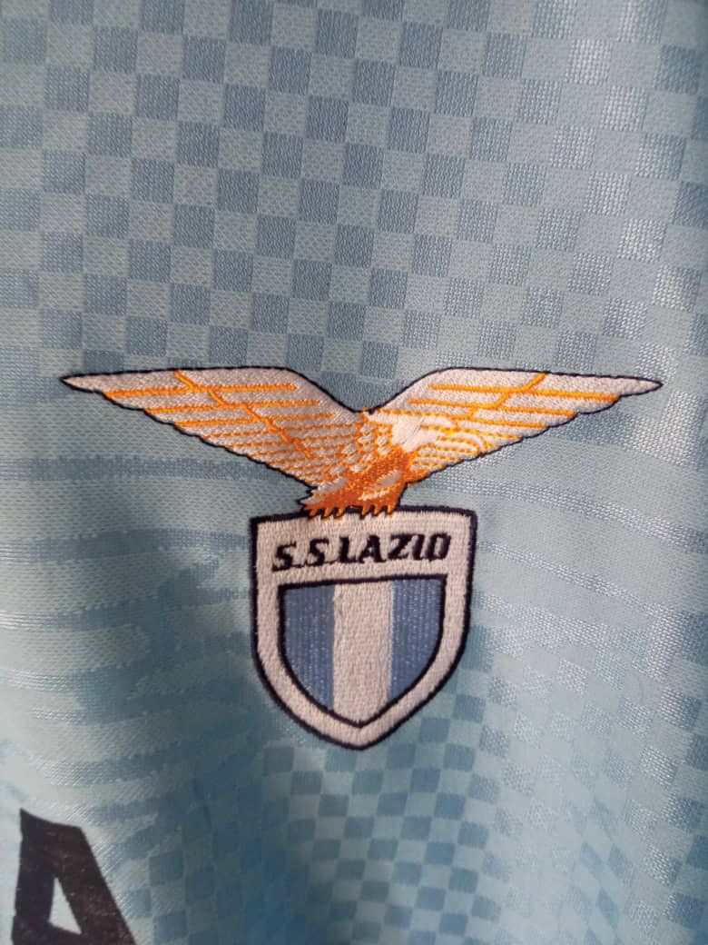 Umbro Vintage Umbro S.S. Lazio Roma 1995/96 Soccer Jersey Size US XL / EU 56 / 4 - 3 Thumbnail