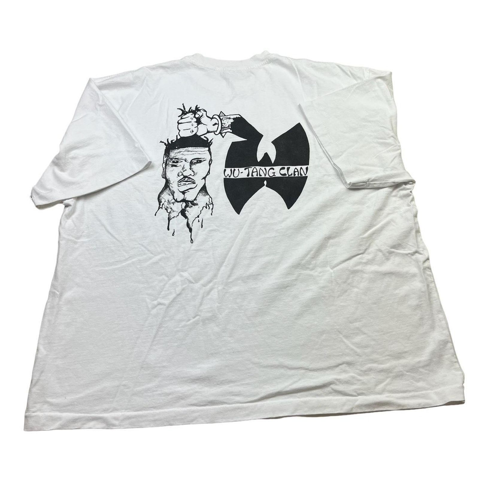 Wu-Tang Clan Vintage Single Stitch Wu-Tang Clan Protect Ya NeckKid TShirt Size XL / US 12-14 / IT 48-50 - 3 Thumbnail