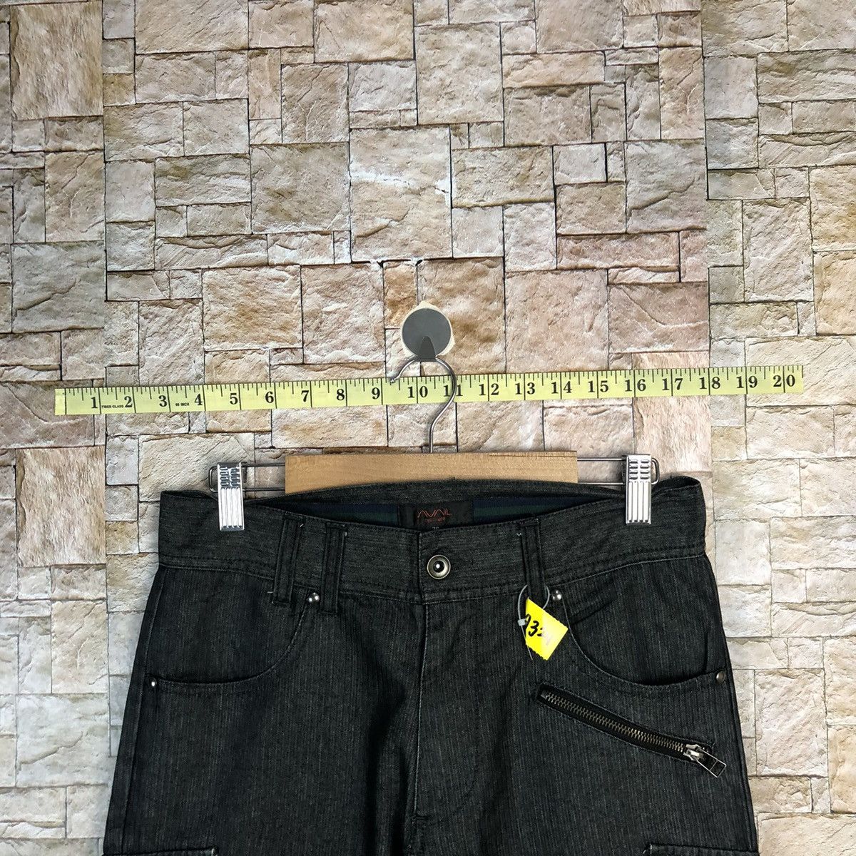 Japanese Brand Avail Dark Blue Cargo Multipocket Pants #A324 Size US 30 / EU 46 - 4 Thumbnail