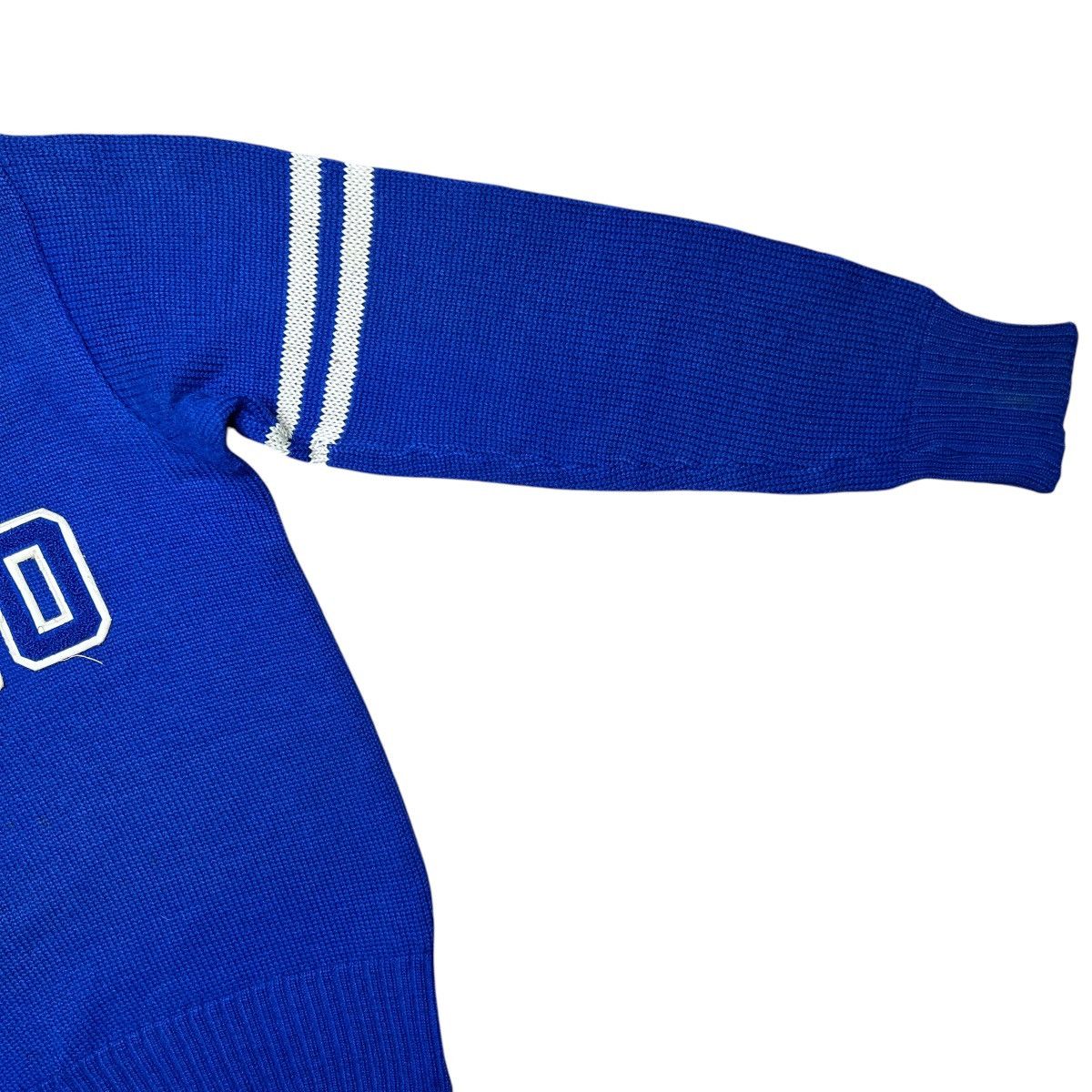 Vintage Vintage 1940 O’Shea Knitting Mills Chicago Blue Knit Sweater Size US L / EU 52-54 / 3 - 6 Thumbnail