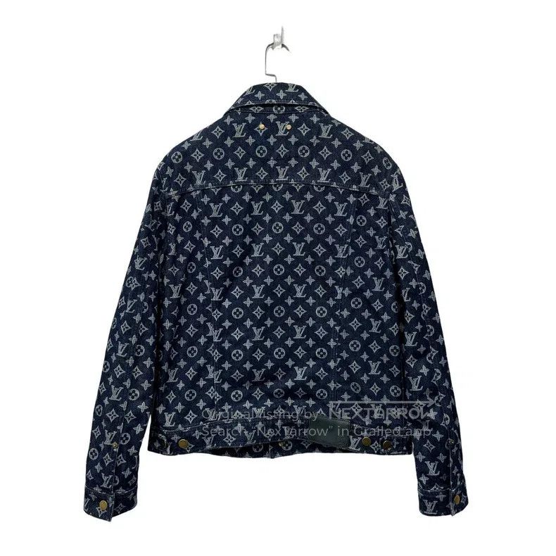 Louis Vuitton Louis Vuitton Original full print denim jacket Size US M / EU 48-50 / 2 - 2 Thumbnail