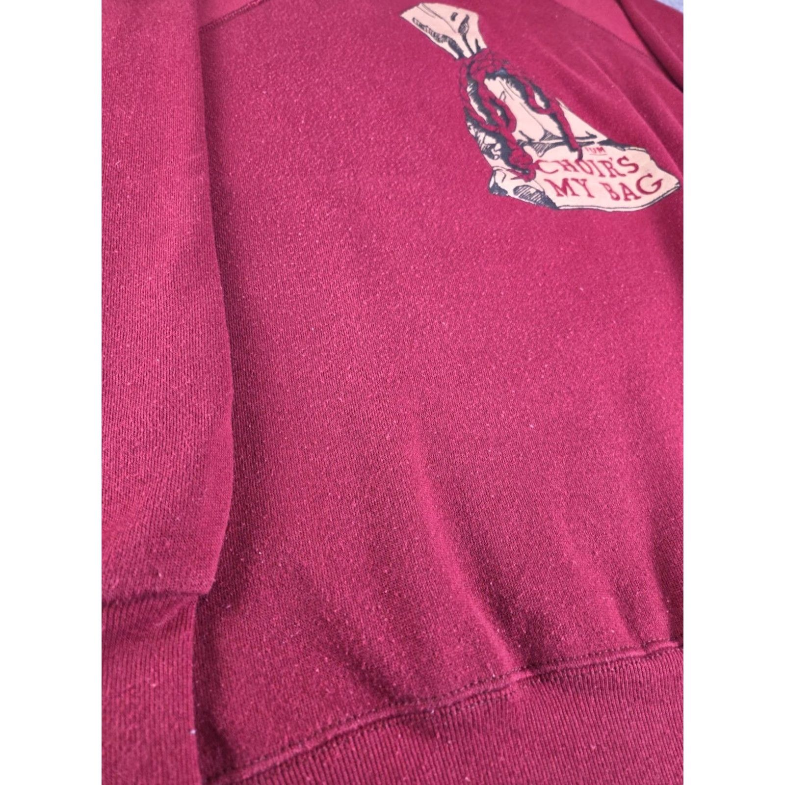 Vintage VINTAGE H Wolf & Sons Sweatshirt Crewneck Red XL Mens Unisex Adults 90s Christmas City Graphic Print Logo Pullover Knit USA Size US XL / EU 56 / 4 - 3 Thumbnail