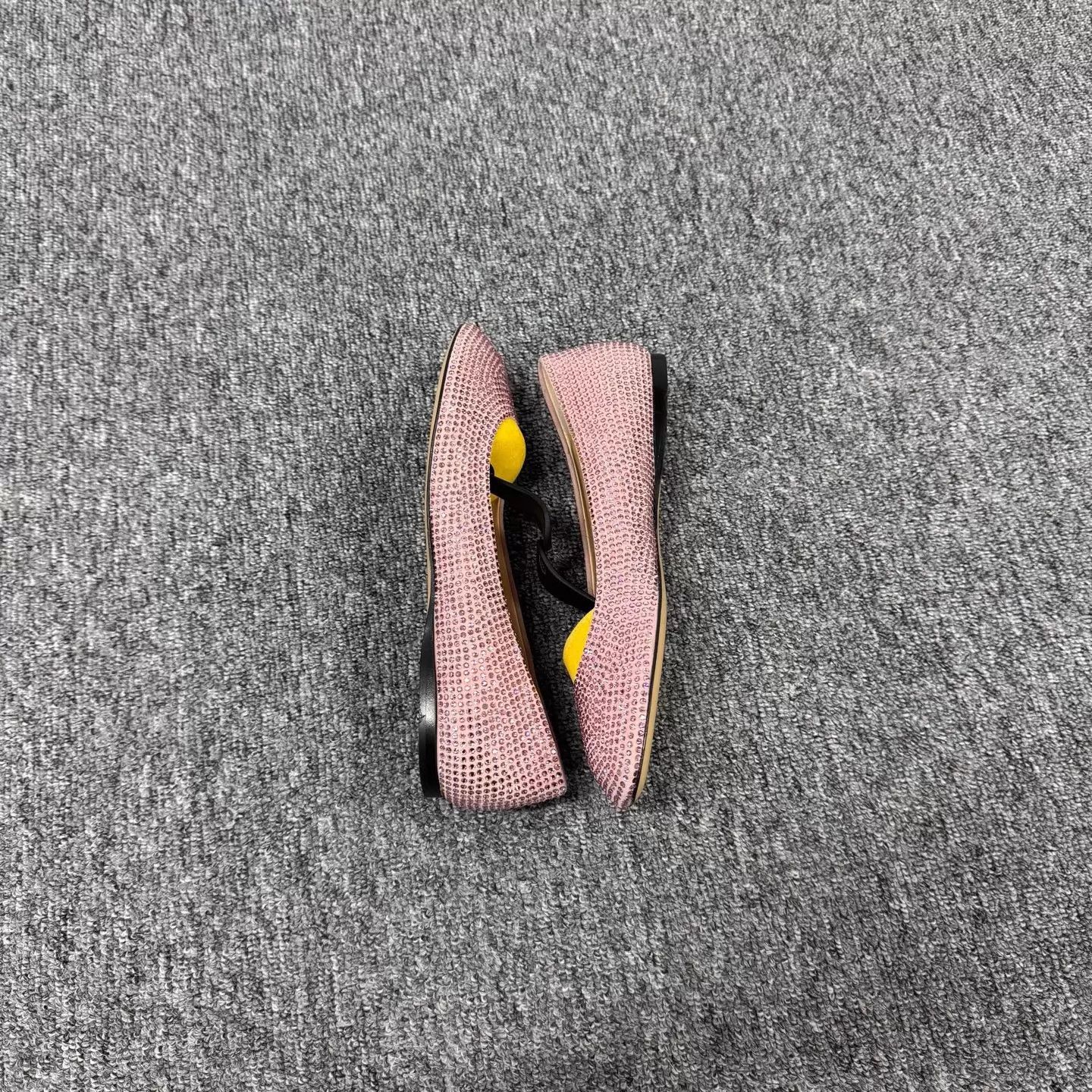 Loewe Loewe Pink Lambskin Pave Diamond Flats 40 99 New Size US 9.5 / IT 39.5 - 6 Thumbnail