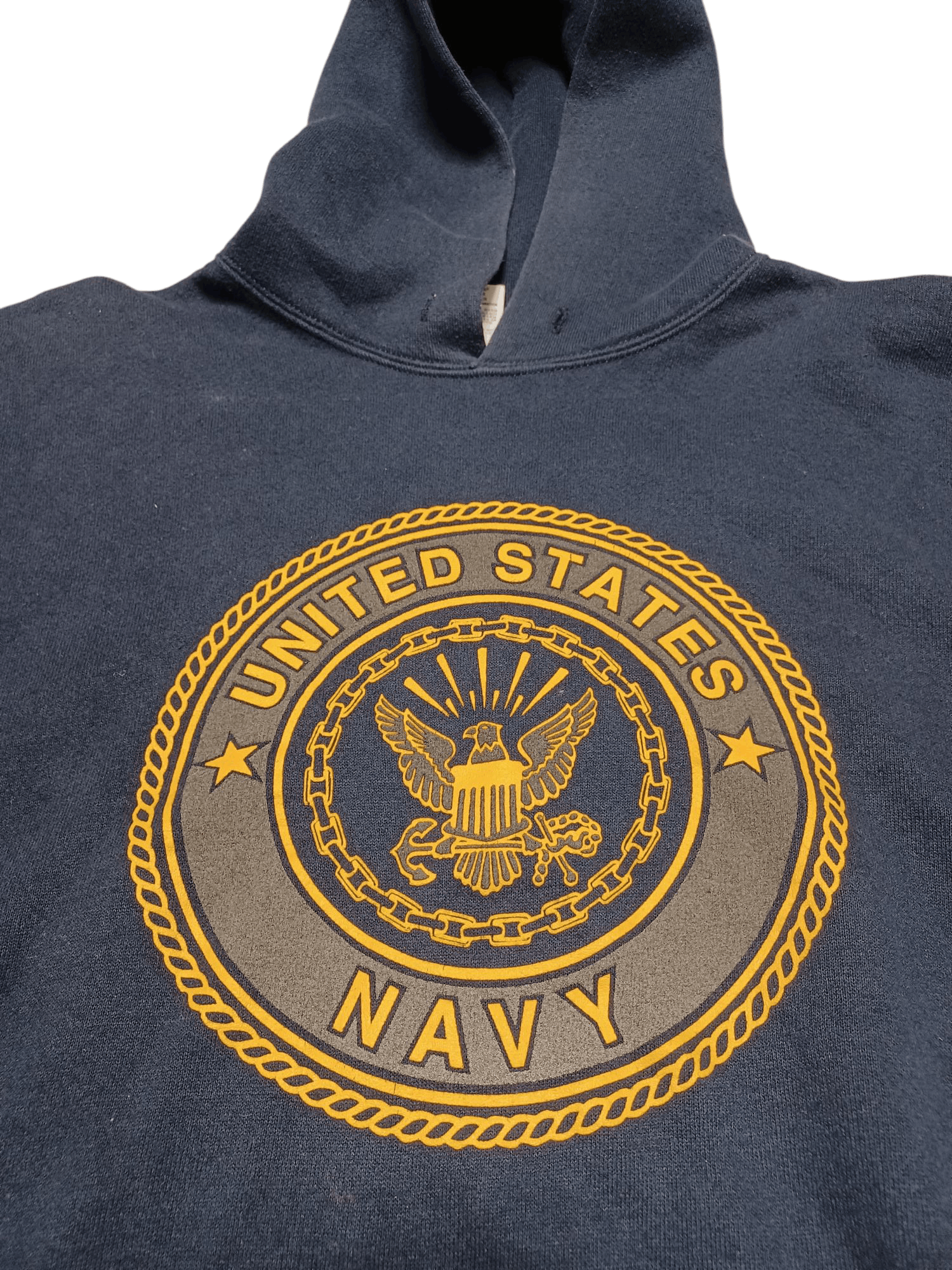 Other UNITED STATES NAVY BIGLOGO MADE IN USA VINTAGE HOODIE Size US XL / EU 56 / 4 - 2 Thumbnail