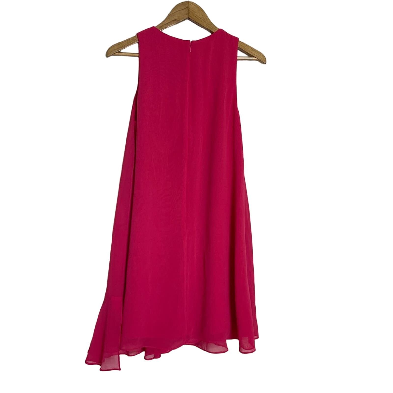 Other Eliza J Ruffle Front Shift Dress Pink Size 8 Size M / US 6-8 / IT 42-44 - 2 Thumbnail