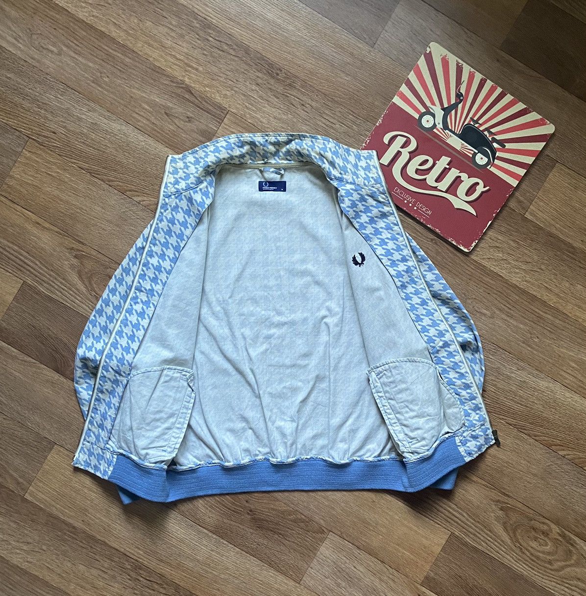 Fred Perry Vintage Fred Perry Checked Pattern Bomber Jacket Size US M / EU 48-50 / 2 - 4 Thumbnail
