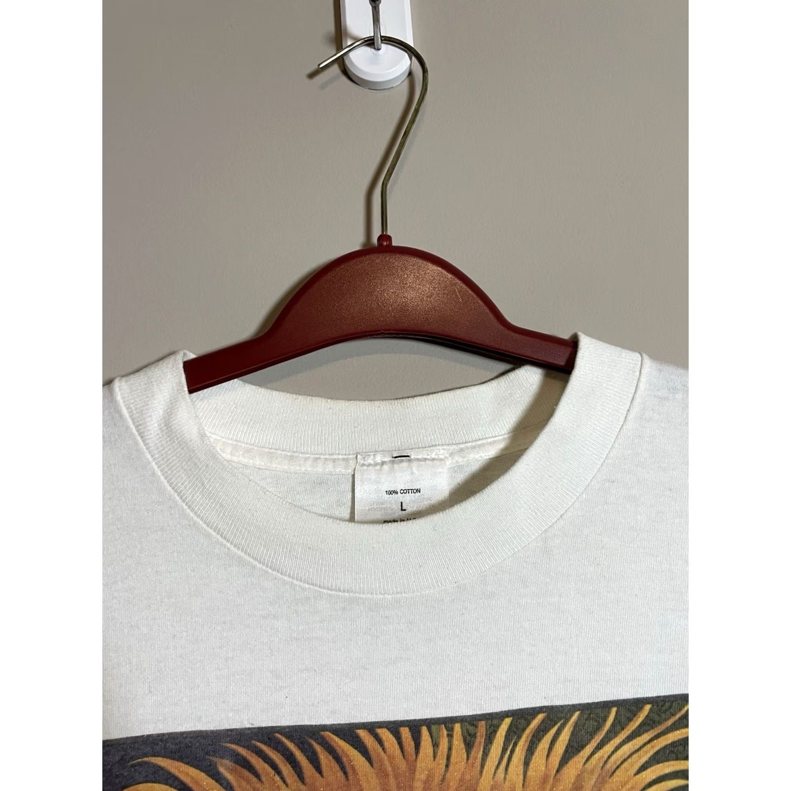 TEE JAYS VINTAGE Tee Jays T-Shirt White Mardi Gras New Orleans Graphic Print Short Sleeve Regular Size US L / EU 52-54 / 3 - 2 Thumbnail