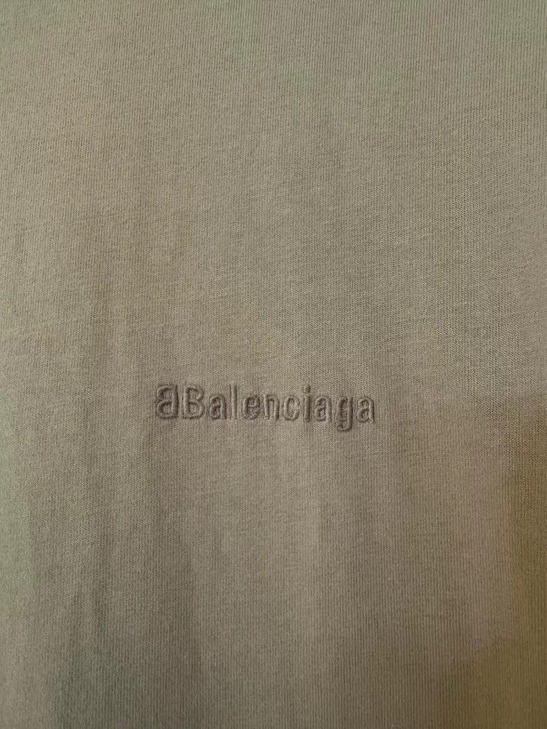 Balenciaga Balenciaga Khaki BB embroidered monogram short sleeve Size US L / EU 52-54 / 3 - 2 Thumbnail
