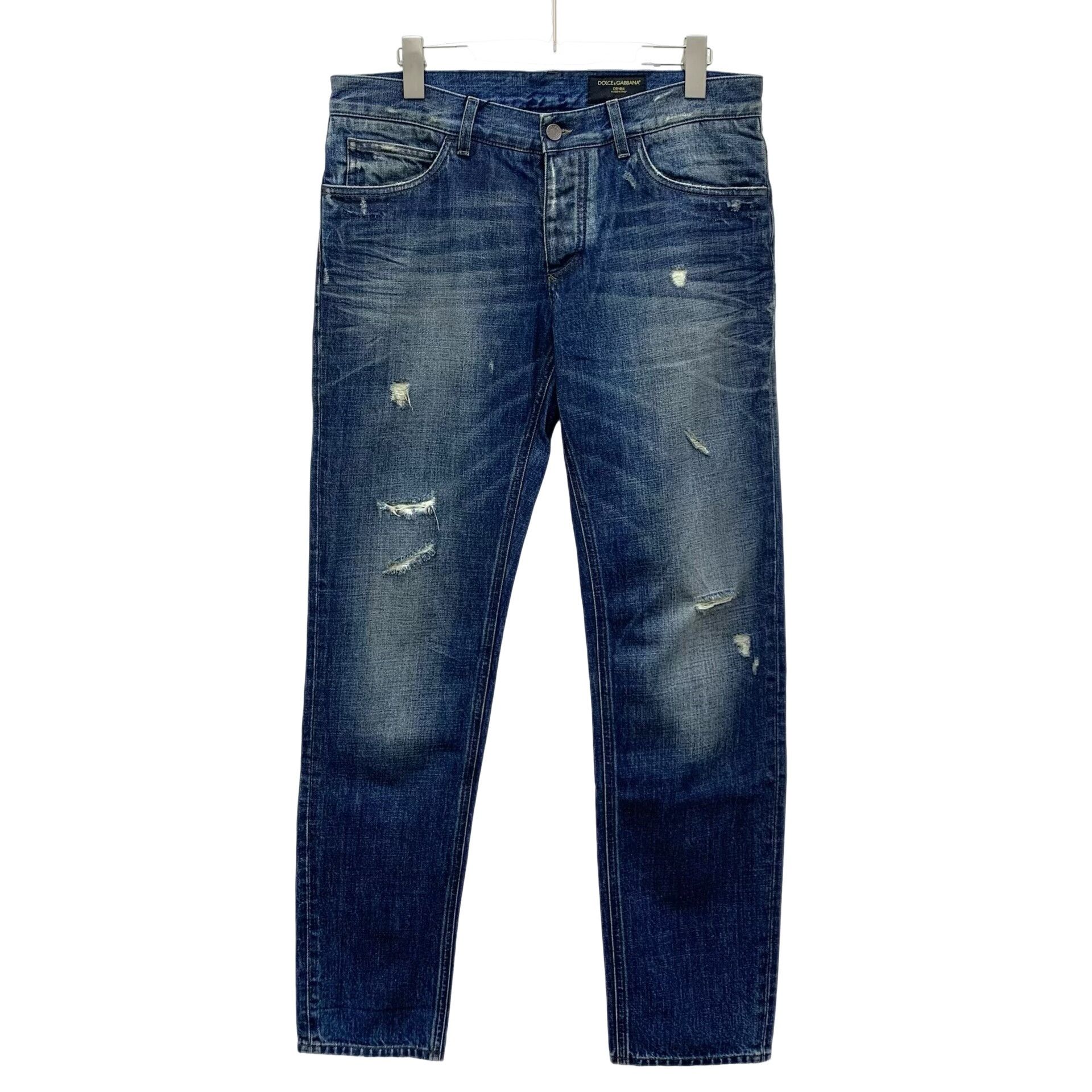 Dolce & Gabbana Dolce & Gabbana Distressed Classic Denim Jeans 48 Size US 32 / EU 48 - 1 Thumbnail