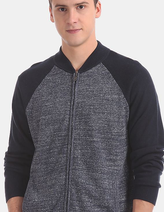 Gap Gap Colorblock Bomber Jacket Sweater Size US M / EU 48-50 / 2 - 13 Thumbnail