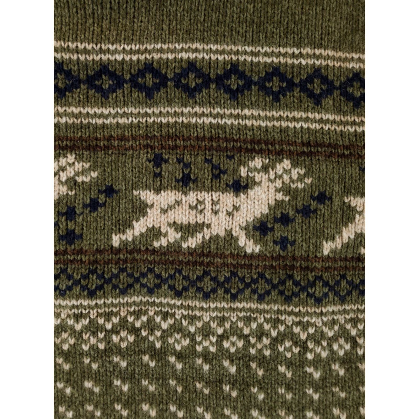 Vintage VINTAGE? LL Bean Sweater Nordic Lambs Wool Reindeer Green Crew Neck Mens XXL Tall NWT Size US XXL / EU 58 / 5 - 2 Thumbnail