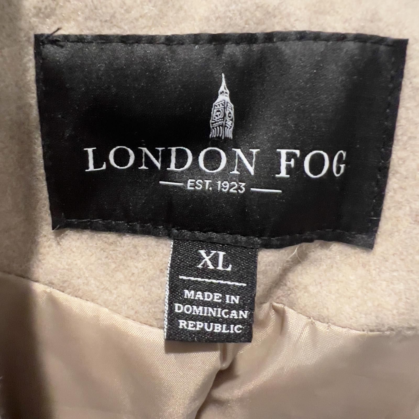 London Fog London Fog Women's Beige Wool Blend Coat Size XL / US 12-14 / IT 48-50 - 5 Thumbnail