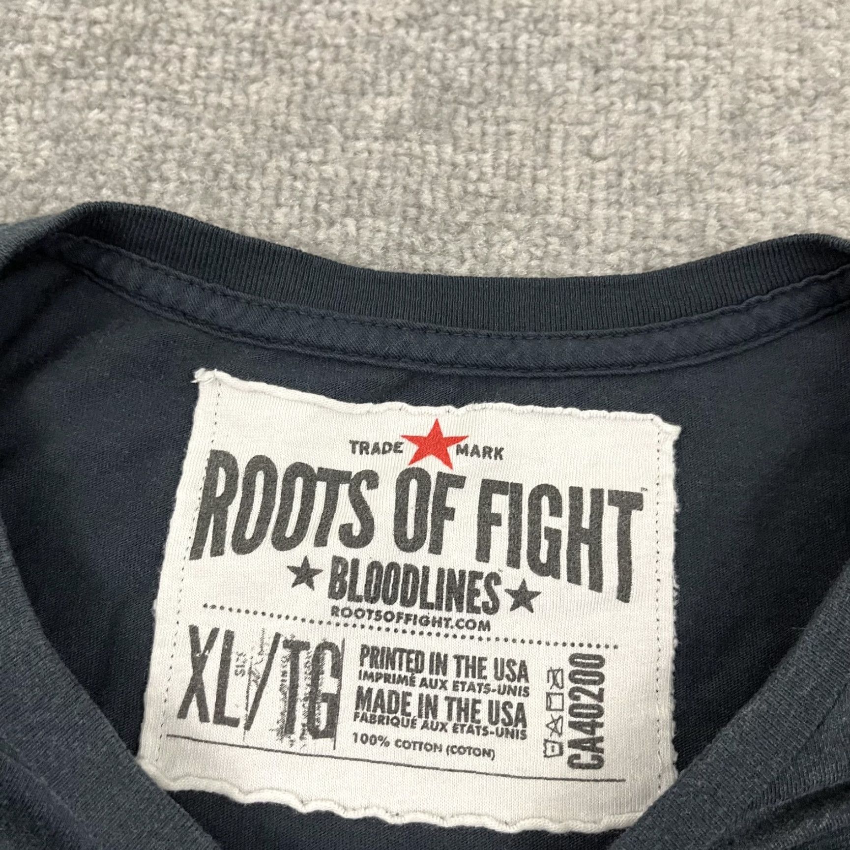 Roots VINTAGE Roots of Fight Mike Tyson Shirt Mens XL Faded Gray Bloodlines Graphic Boxing Tee Size US XL / EU 56 / 4 - 3 Thumbnail