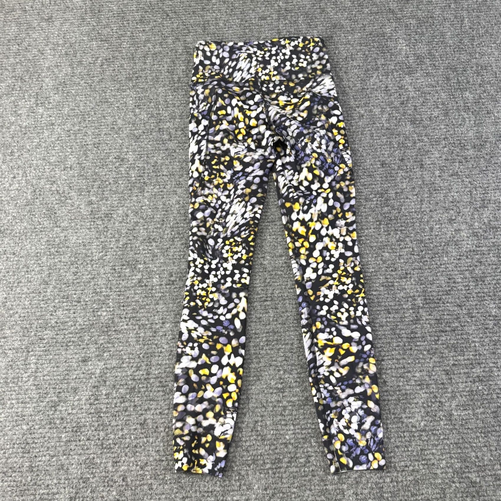 Lululemon Lululemon Womens 2 Ankle Pockets Yoga Gym Leggings Multicolor Print Size 26" / US 2 / IT 38 - 8 Thumbnail