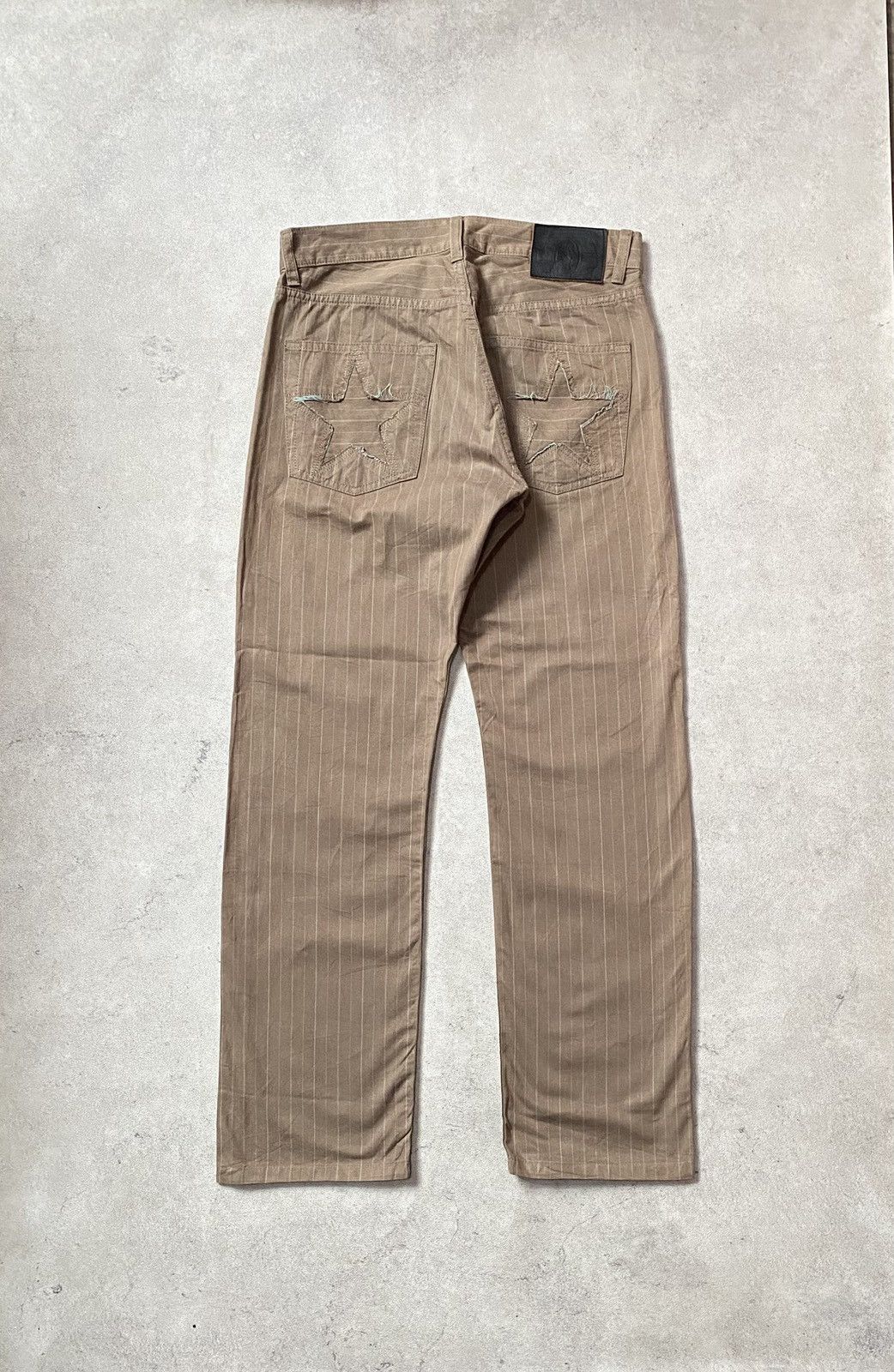 Beams Plus Vintage beams stripe herringbone pants Size US 30 / EU 46 - 1 Thumbnail