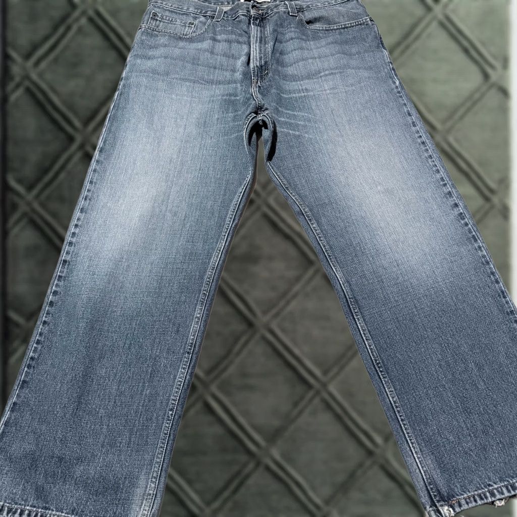 Levi's Levi's 569 Jeans Men Blue Distressed Zip-Fly Straight-Leg 38x32 Size US 38 / EU 54 - 1 Thumbnail