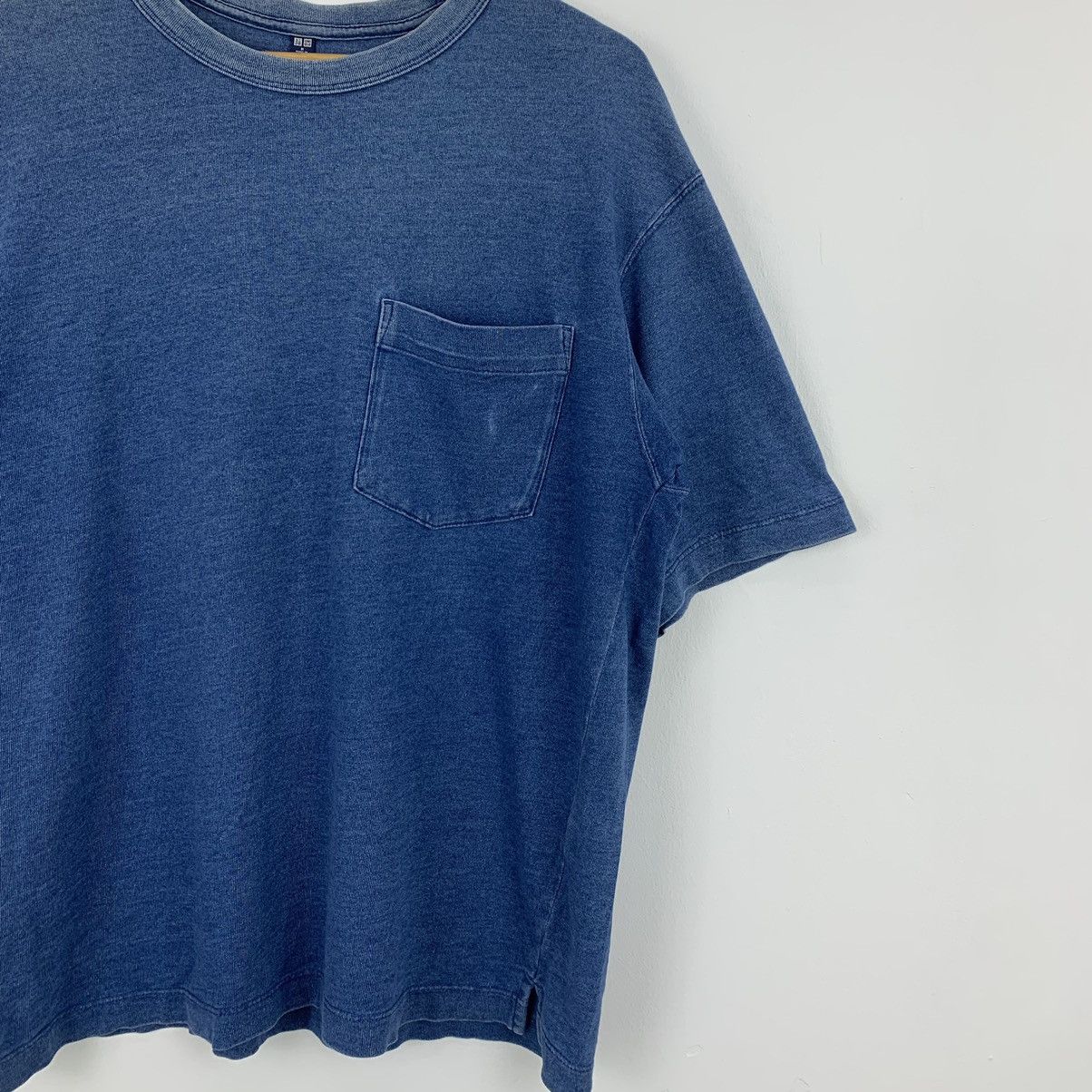 Japanese Brand × Uniqlo × Vintage Vintage Uniqlo Oversized Single Pocket T-Shirt Size US M / EU 48-50 / 2 - 4 Thumbnail