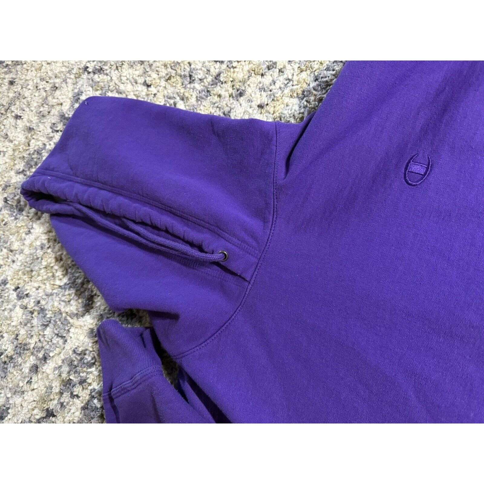 Champion Champion Reverse Weave Purple Embroidered Hoodie Size XL Size US XL / EU 56 / 4 - 4 Thumbnail