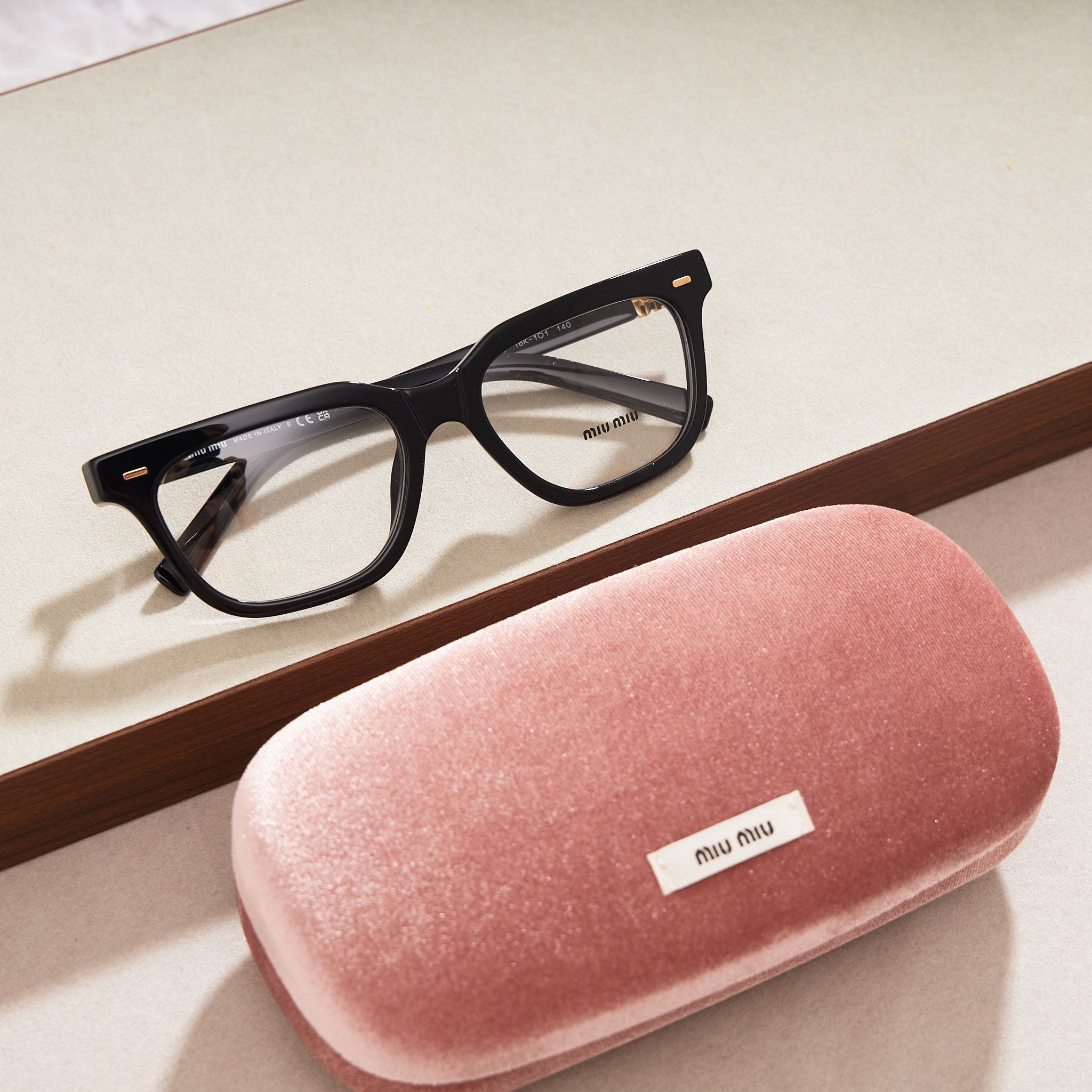 MIU MIU MU 07XV 16K1O1 Sunglasses BLACK