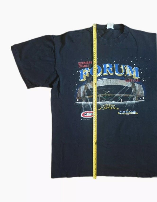 NHL × Vintage Vintage Montreal Canadian "Forum Last Call" 90s t- shirt Size US XL / EU 56 / 4 - 11 Thumbnail
