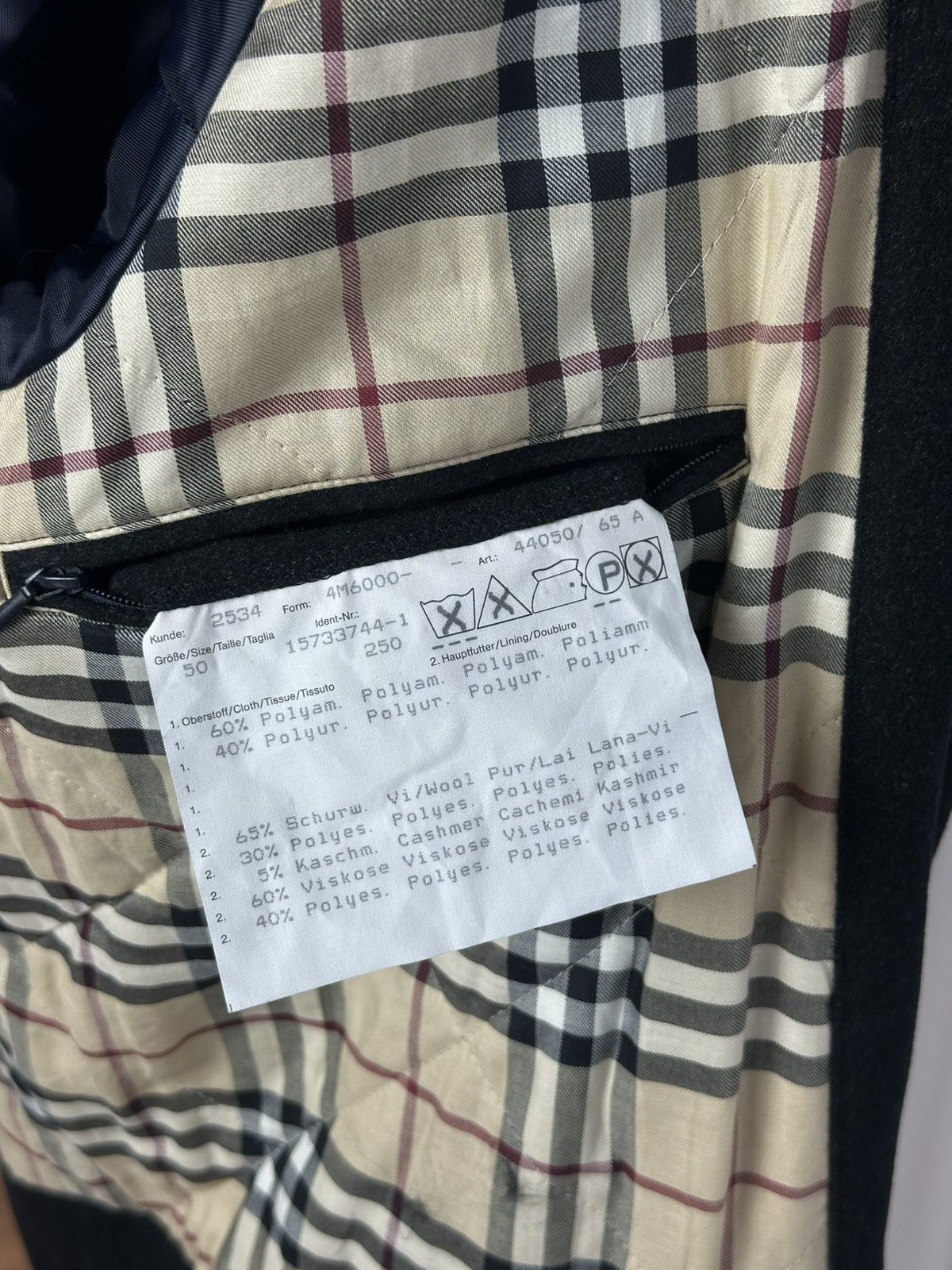 Burberry × Vintage Burberry London Vintage Trench Coat Men’s Cashmere Jacket Size US M / EU 48-50 / 2 - 13 Thumbnail