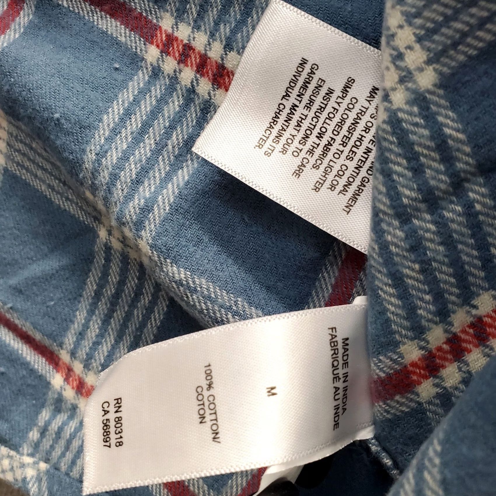 Lucky Brand Lucky Brand Flannel Shirt Mens M Multi Plaid Button-Up Collared Classic Fit Size US M / EU 48-50 / 2 - 7 Thumbnail