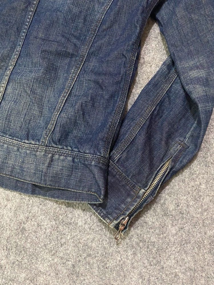 If Six Was Nine Vintage Shclussel Japan Bondage Denim Jacket Size US M / EU 48-50 / 2 - 16 Thumbnail