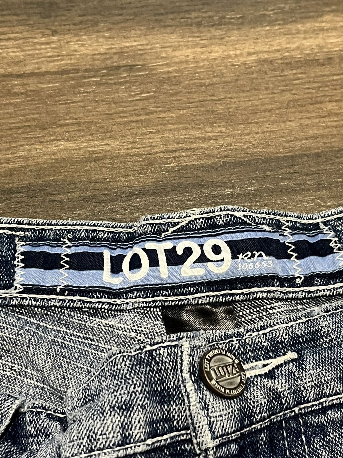JNCO × Southpole Jorts Shorts Baggy Faded Blue Jeans Vintage Lot 29 Size US 34 / EU 50 - 3 Thumbnail
