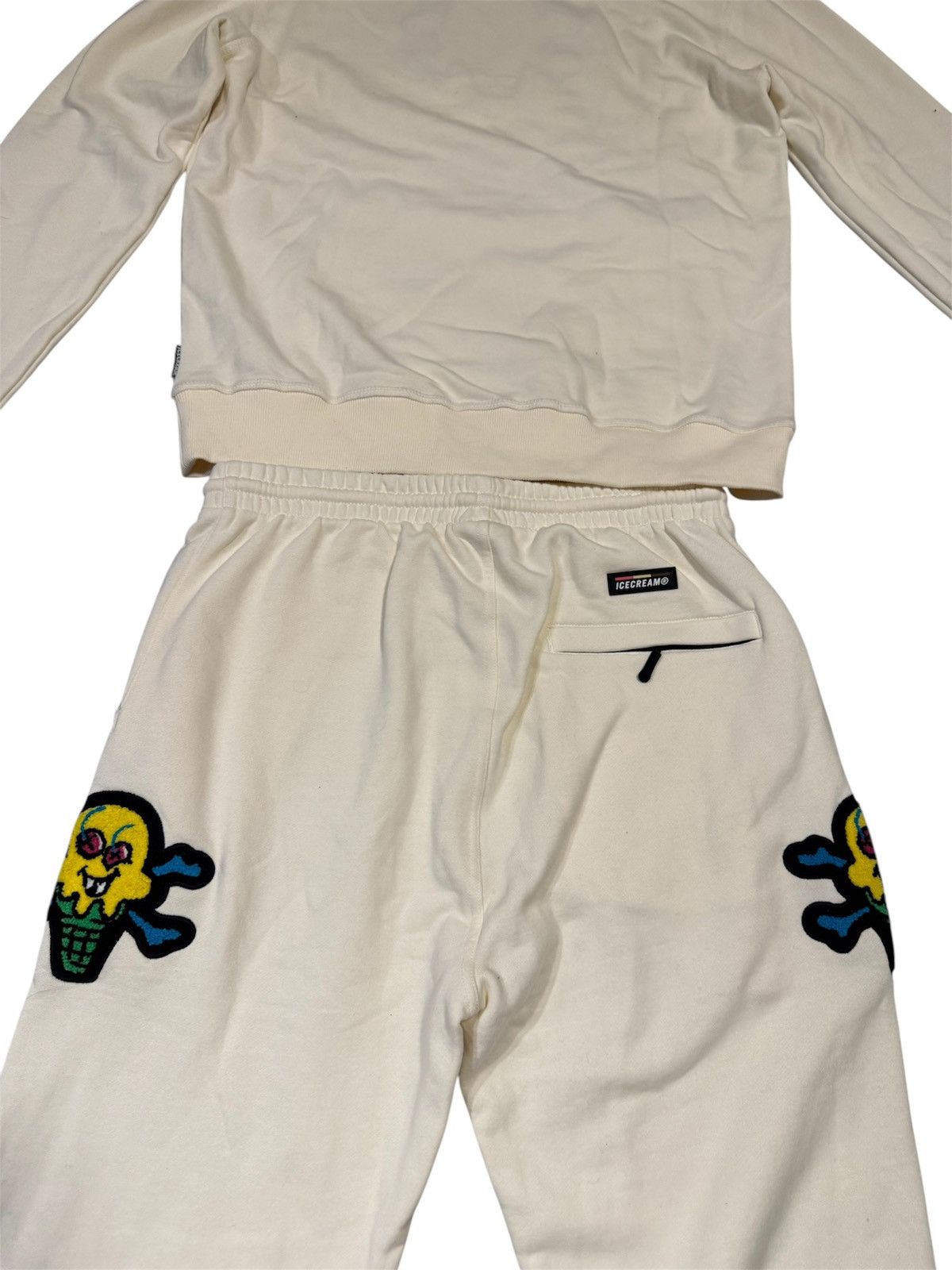 Icecream 🔥400$ IceCream Logo Tracksuit/IceCream Stacker&Chennile Suit Size 50L - 11 Thumbnail