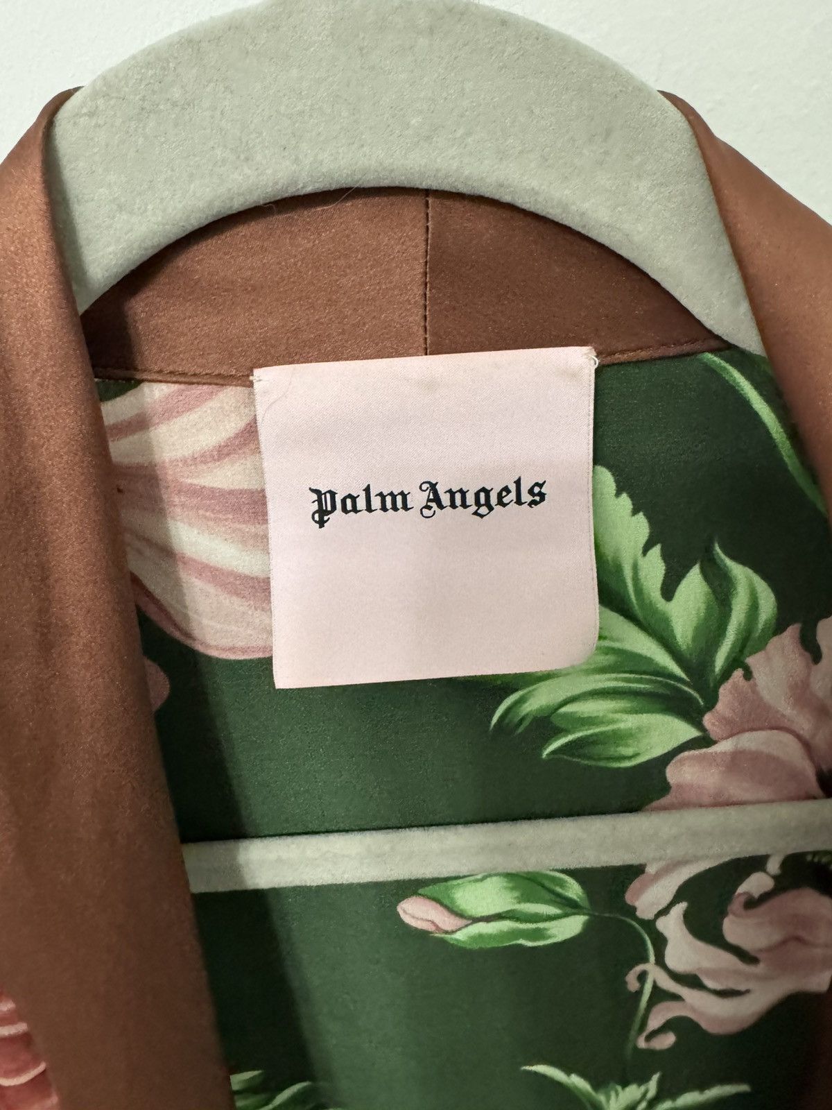 Palm Angels Palm Angels Silk Over-shirt Size US L / EU 52-54 / 3 - 5 Thumbnail