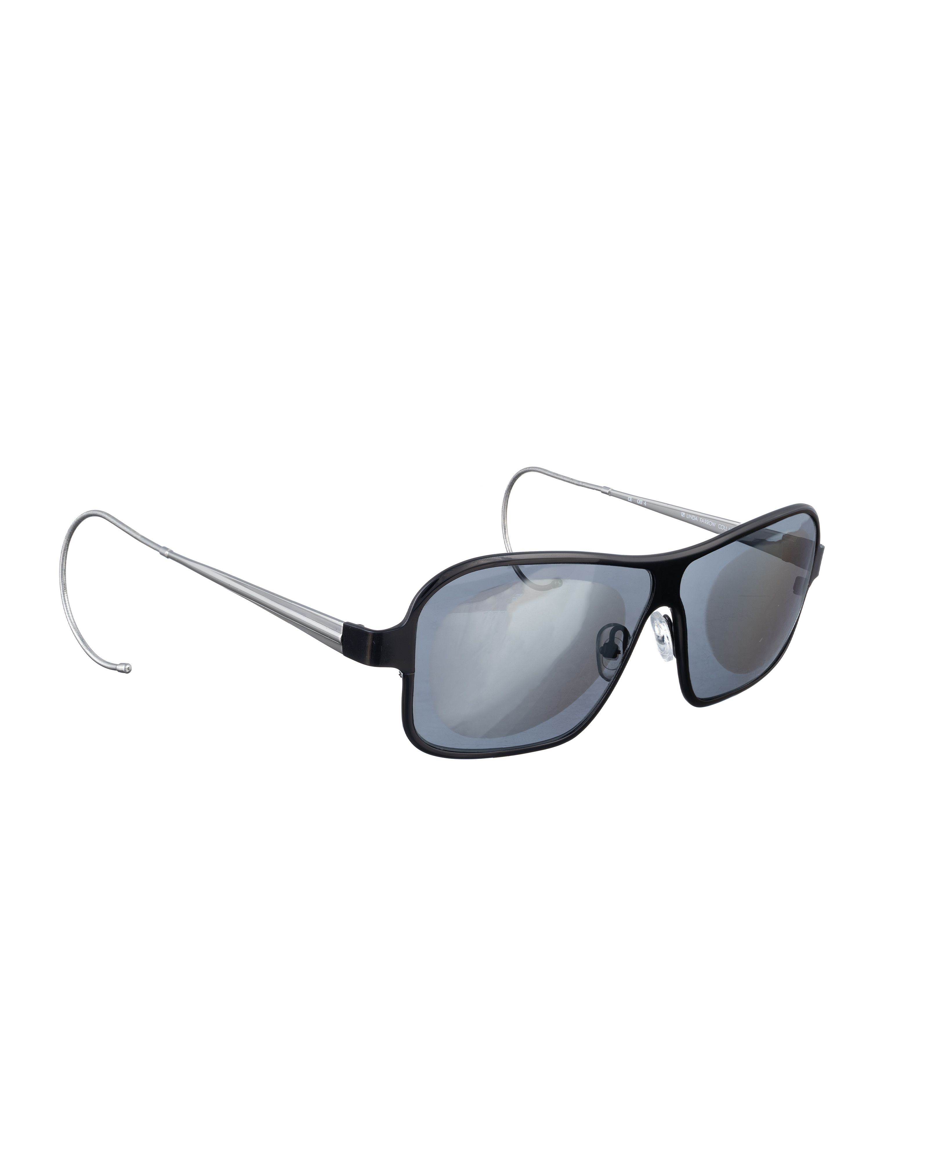 Raf Simons Raf Simons Sunglasses Rectangular Black Silver and Grey Size ONE SIZE - 1 Thumbnail