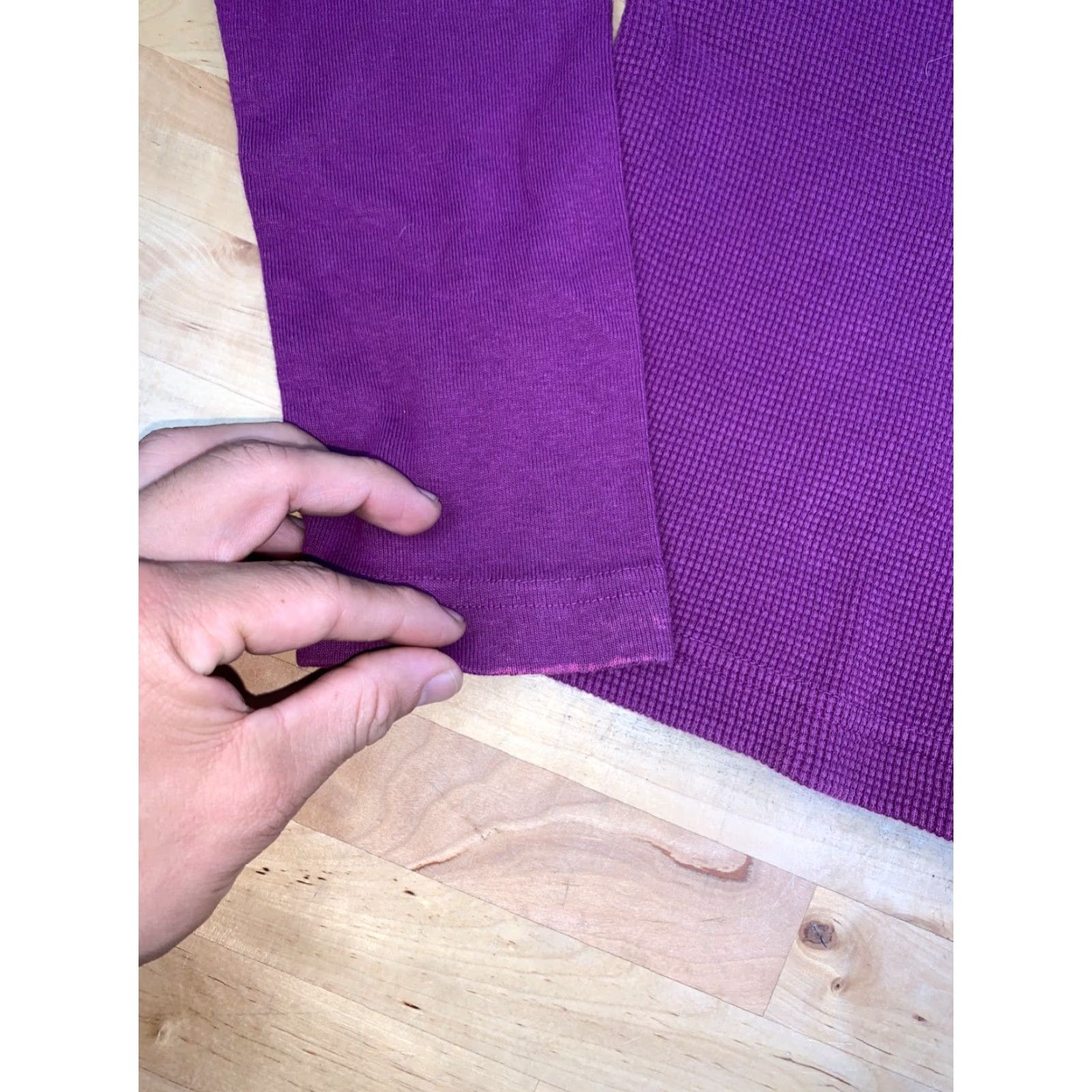 Harley Davidson Harley-Davidson Thermal Shirt Womens M Purple Long Sleeve Embroidered T-Shirt Size M / US 6-8 / IT 42-44 - 3 Thumbnail