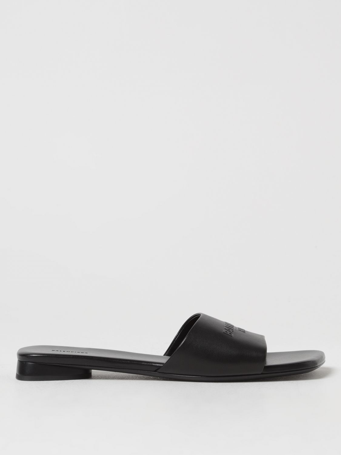 image of Balenciaga Flat Sandals Woman Black, Women's (Size 9)
