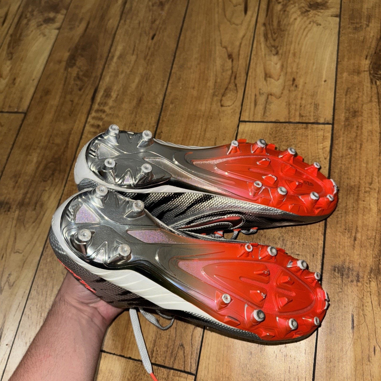 Nike Nike Alpha Pro 2 TD LE 2.0 Football Cleats Silver Men 10.5 Size US 10 / EU 43 - 6 Thumbnail