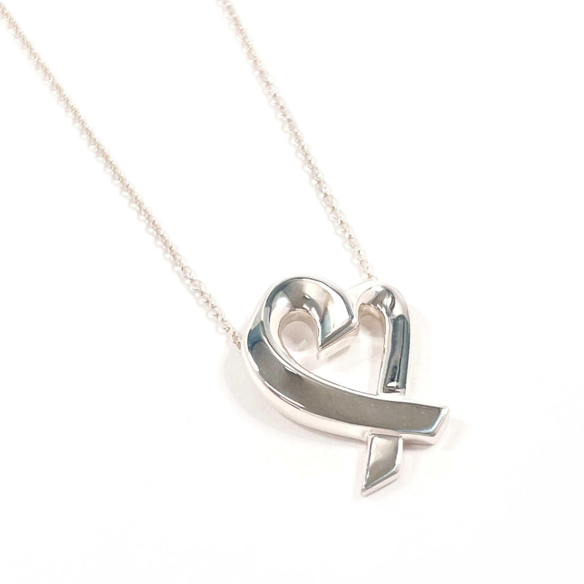 Tiffany & Co. TIFFANY & Co. Tiffany Loving Heart Paloma Picasso Necklace in 925 Sterling Silver for Women Size ONE SIZE - 1 Thumbnail