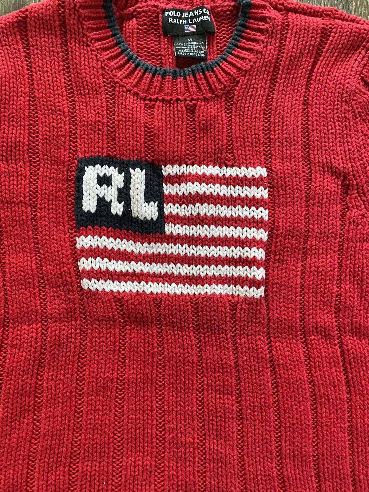 Polo Ralph Lauren POLO Sport RALPH LAUREN Sweater Flag USA Size M / US 6-8 / IT 42-44 - 4 Thumbnail
