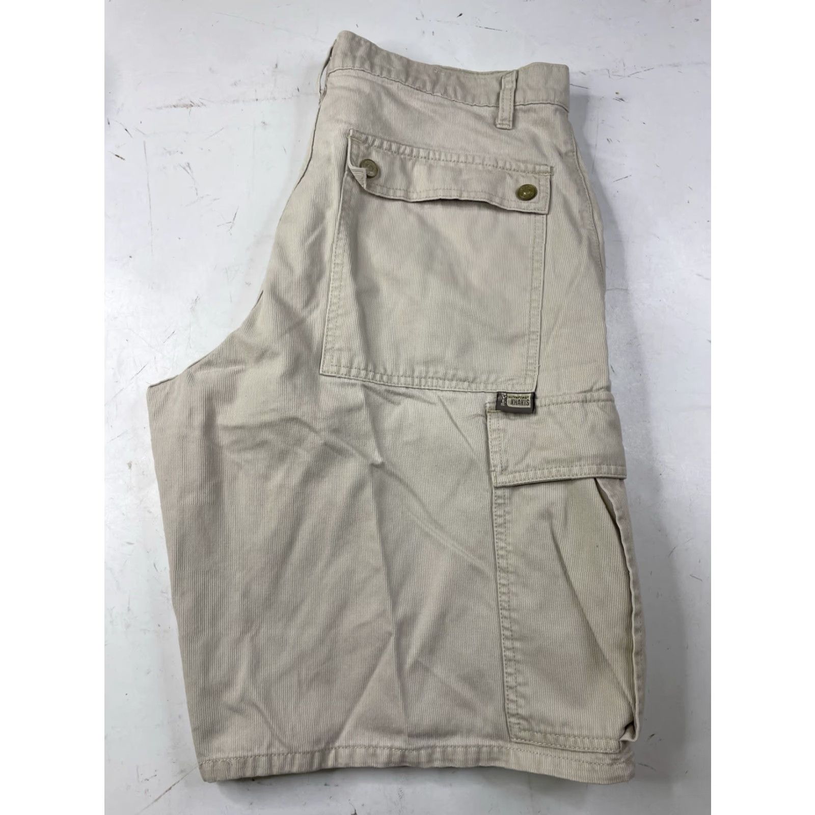 Levi's VINTAGE Levi's Silvertab Shorts Mens 32 Khaki 10" Cargo Pockets Baggy Skater Size US 32 / EU 48 - 5 Thumbnail