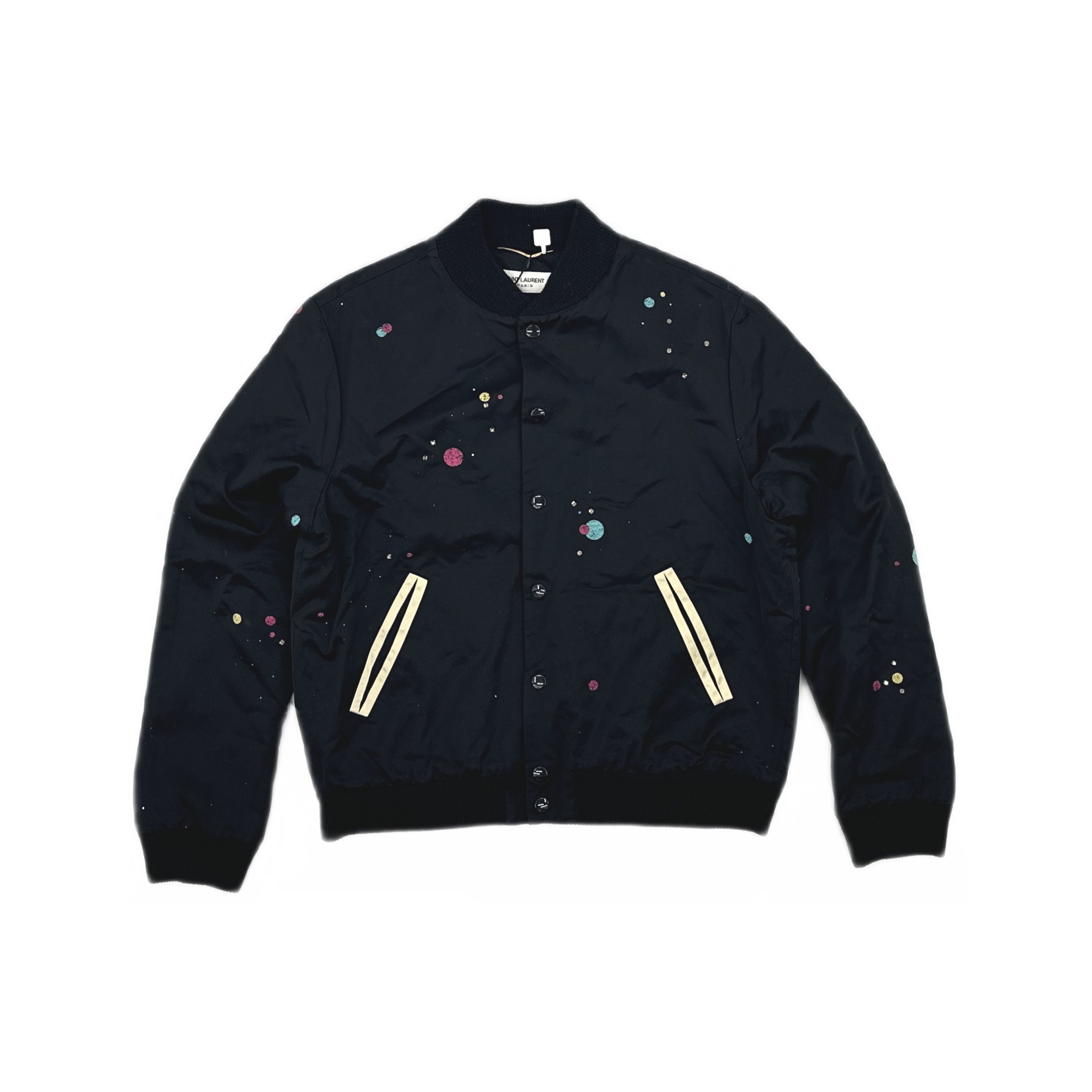 Saint Laurent Paris Saint Laurent Polka Dot Print Jacket Size 38 Size S / US 4 / IT 40 - 1 Thumbnail