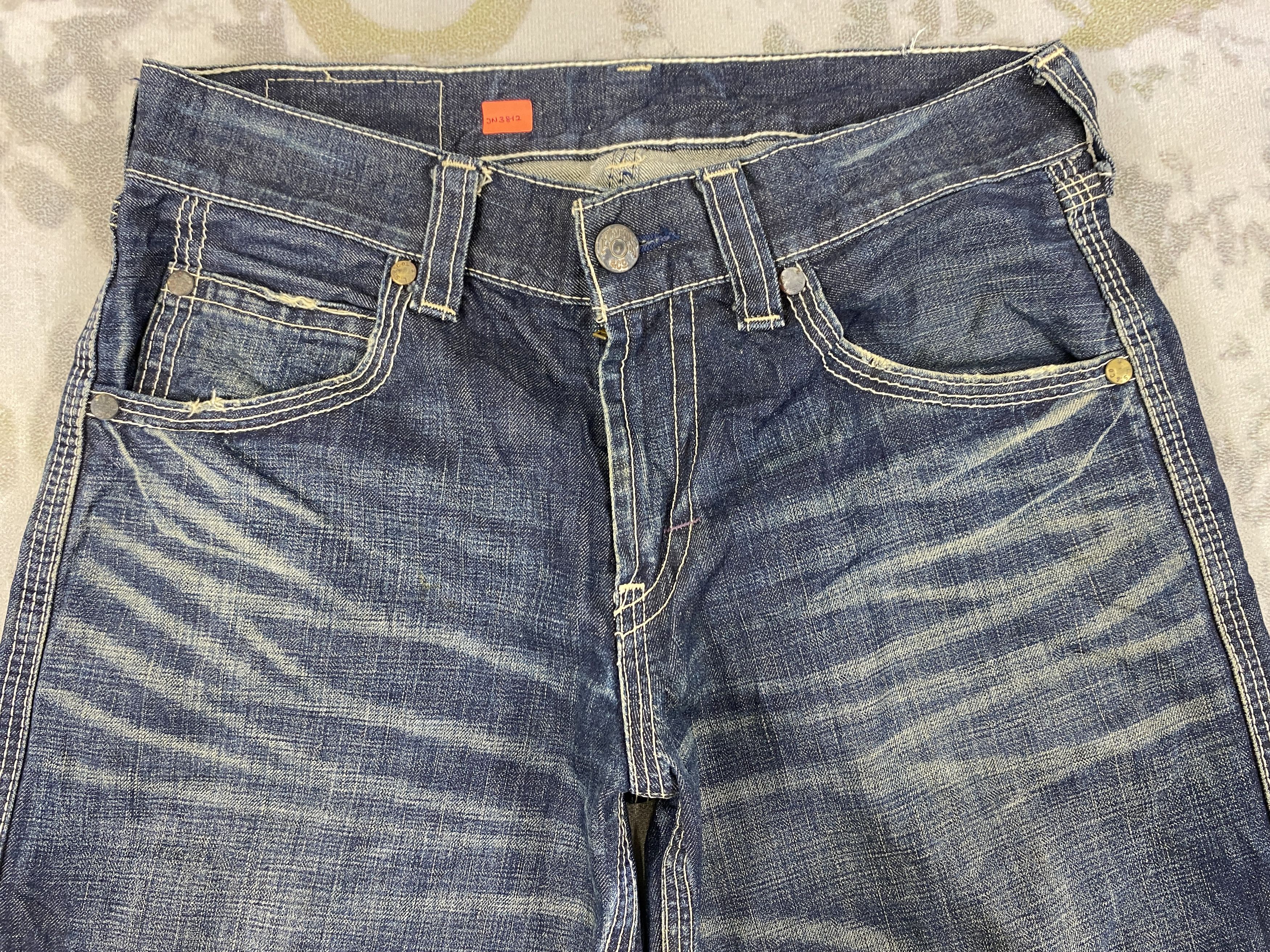 Vintage Levis Faded Blue Jeans 34x32 Denim- JN3812