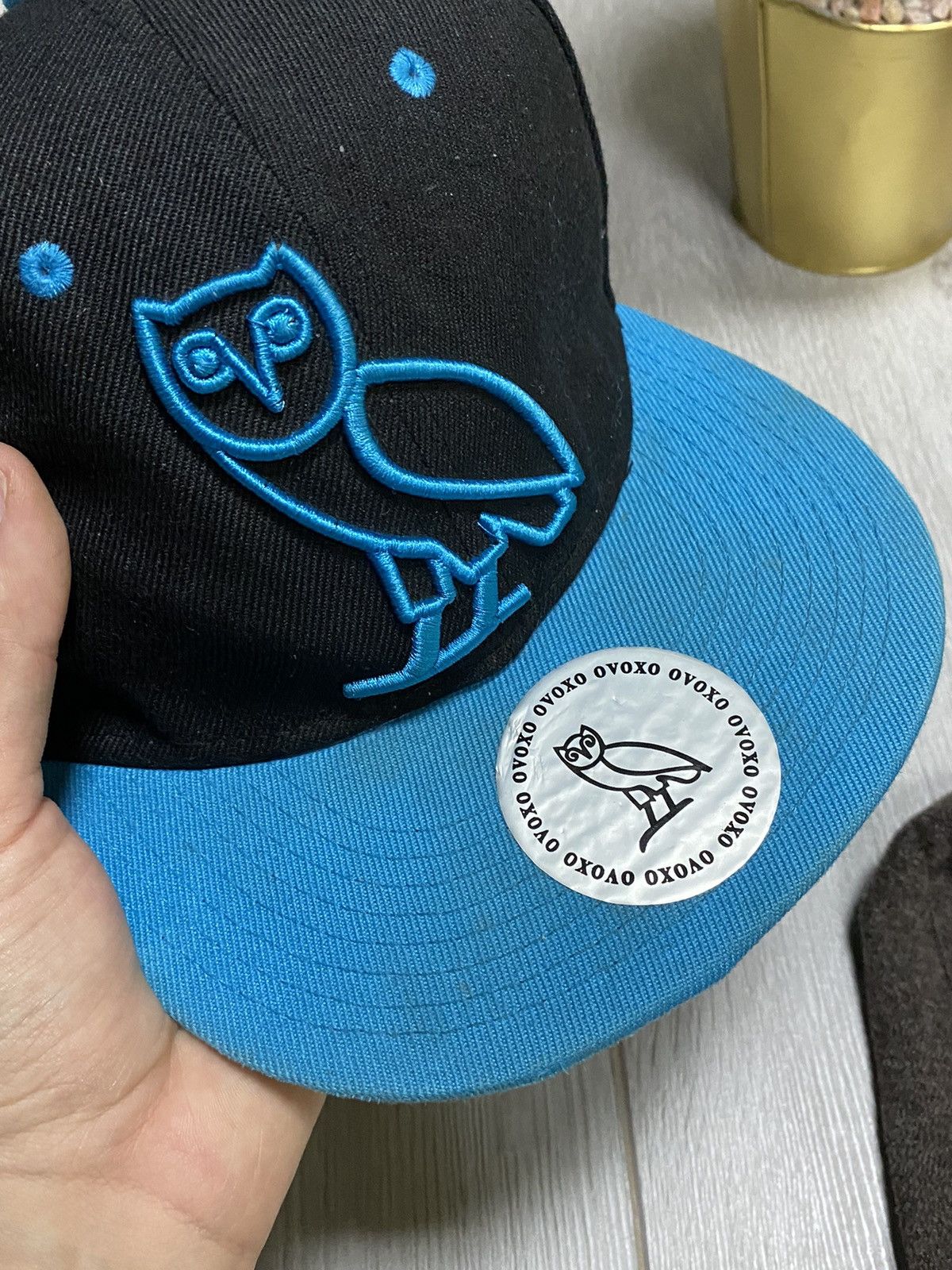 October's Very Own OVO XO 🦉 vintage big logo wool SnapBack Drake cap Size ONE SIZE - 7 Thumbnail