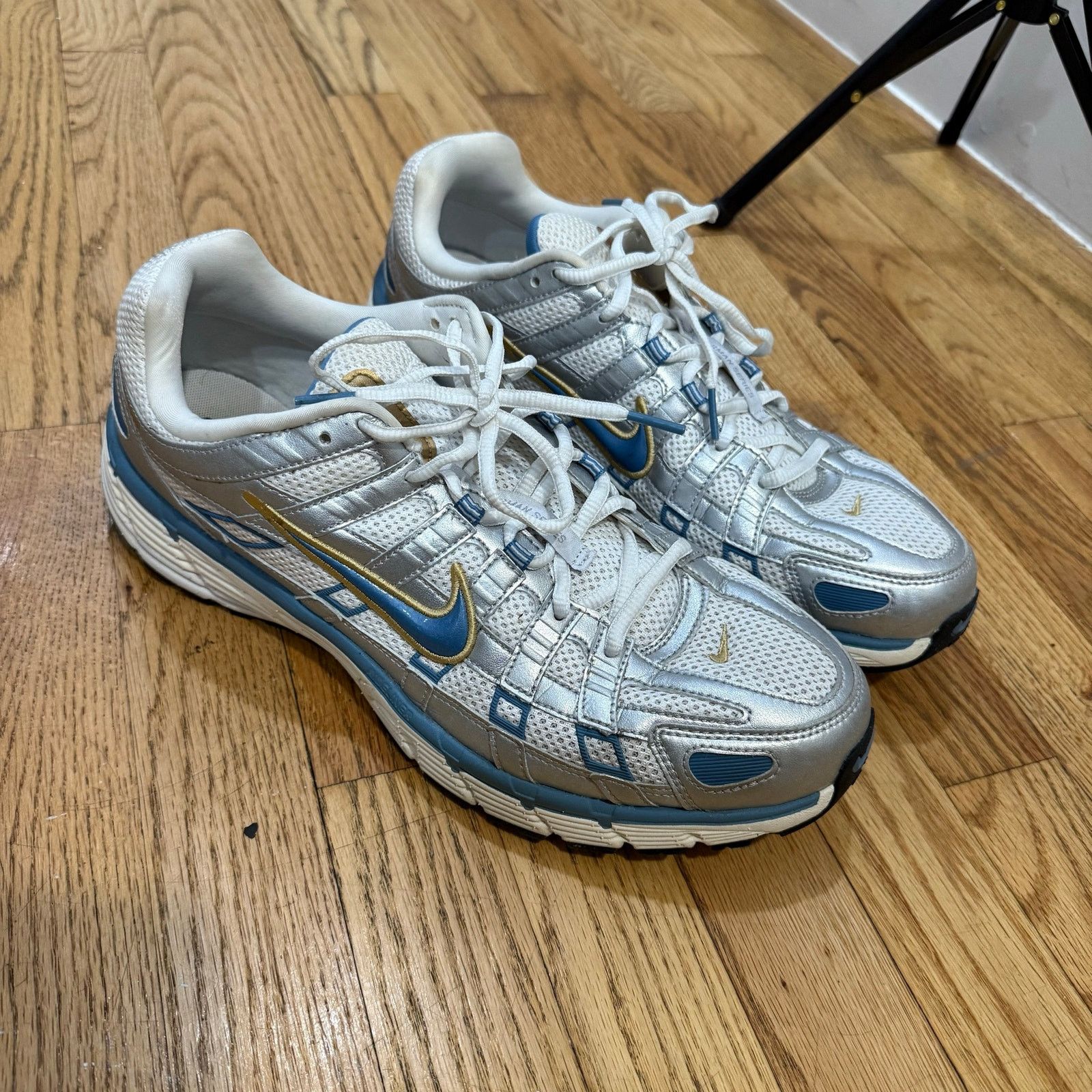 Nike Nike P-6000 Metallic Silver Aegean Storm Size US 13 / EU 46 - 2 Thumbnail