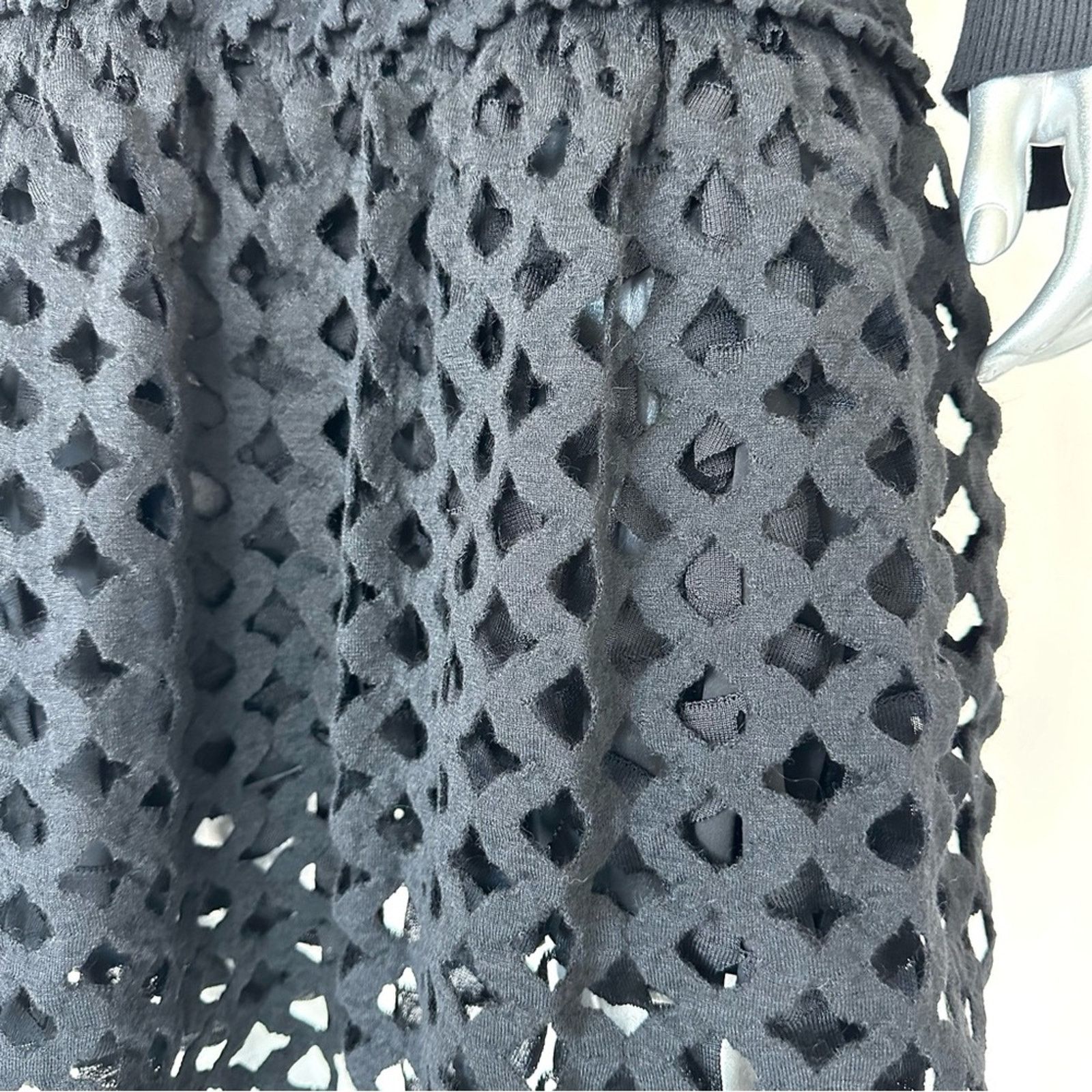 Chanel CHANEL black dress Paneled Knit size 46FR or XL Authentic Size XL / US 12-14 / IT 48-50 - 5 Thumbnail