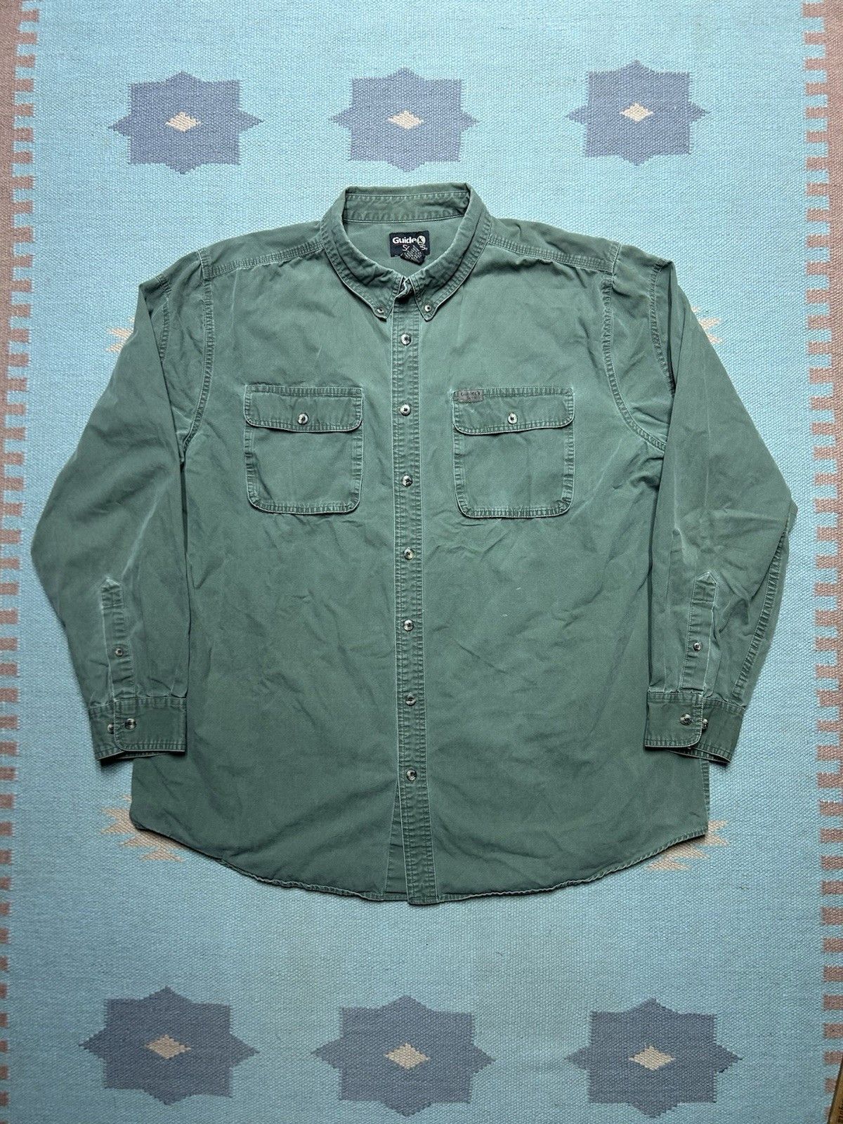 Vintage Gander mountain guide series button shirt outdoor XL tall Size US XL / EU 56 / 4 - 1 Thumbnail