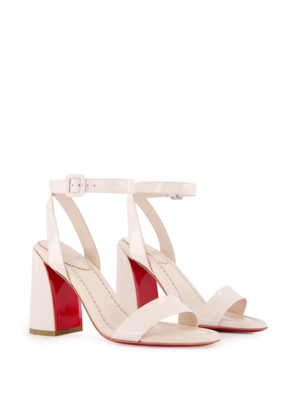 Christian Louboutin o1s1wg110925 Sandals in Pink Size US 5 / IT 35 - 3 Thumbnail