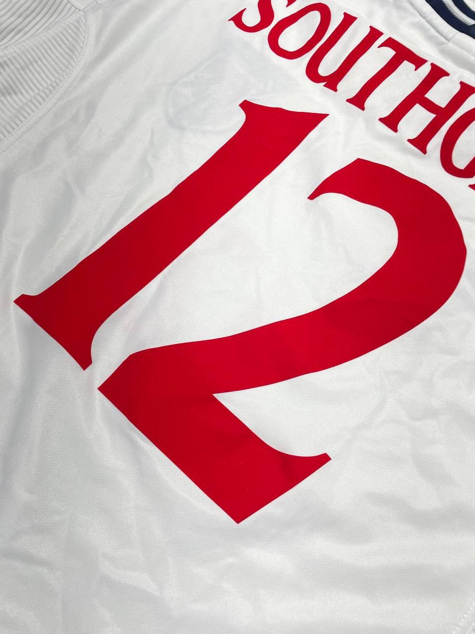Umbro Umbro England 1999 2001 Southgate #12 Home Shirt Jersey Size US L / EU 52-54 / 3 - 3 Thumbnail