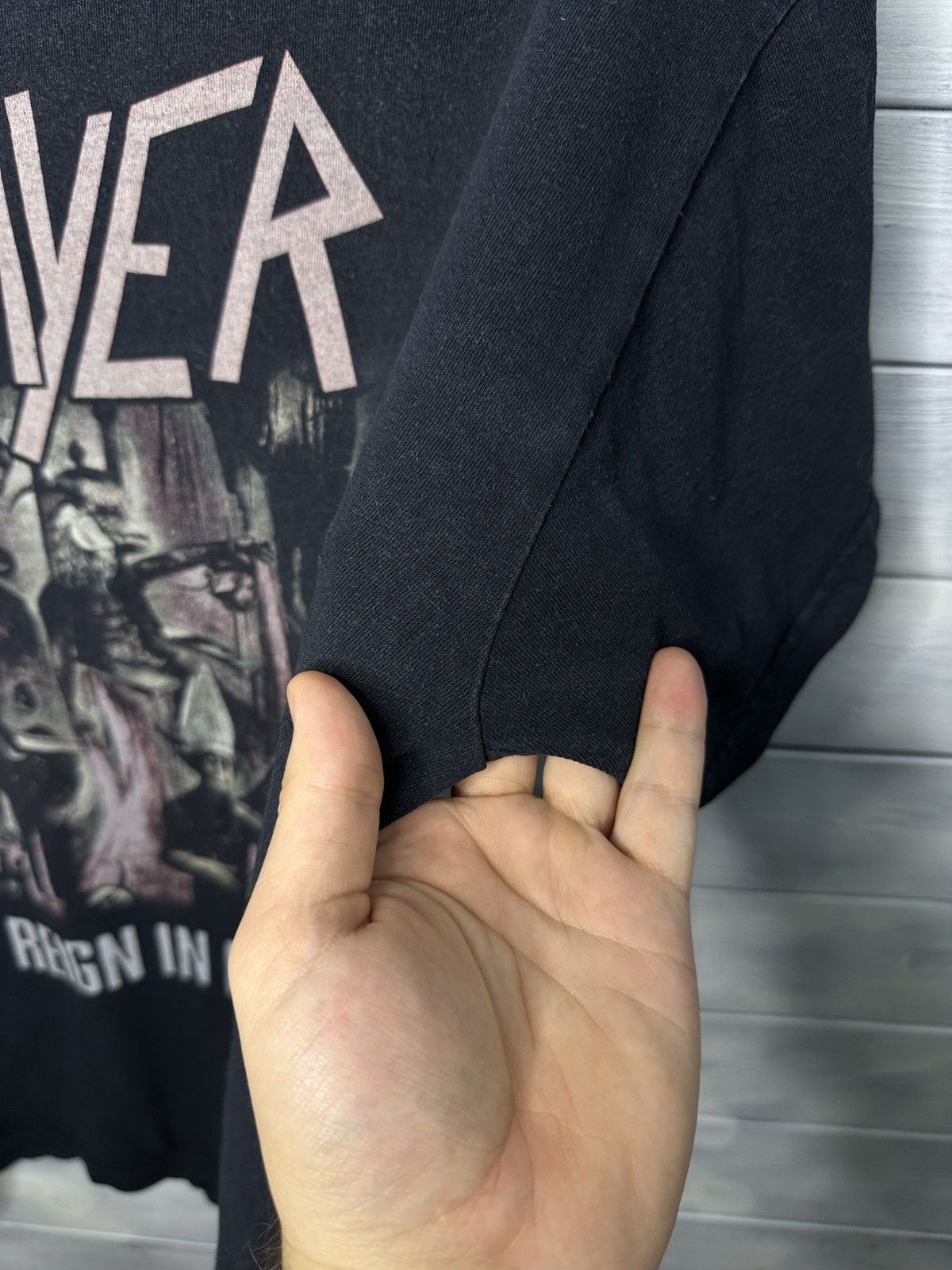 Band Tees Rare Vintage T-Shirt Slayer “REIGN IN BLOOD” Size US L / EU 52-54 / 3 - 9 Thumbnail