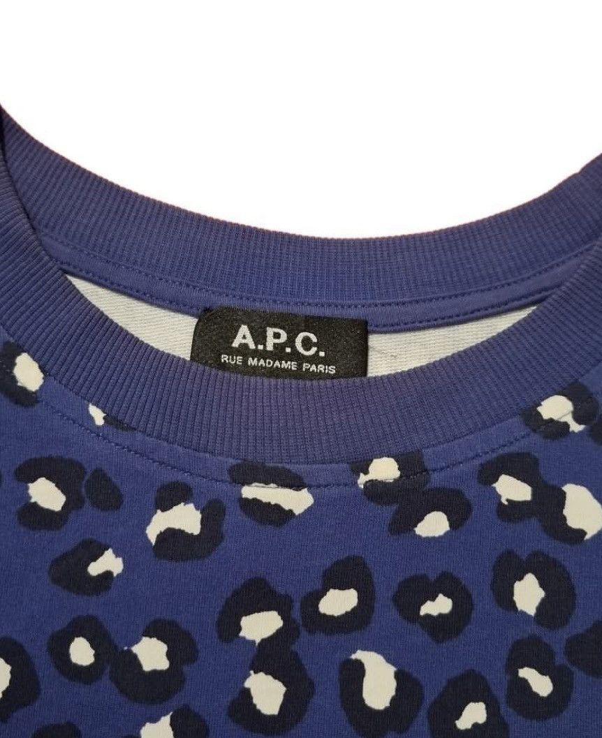 A.P.C. A.P.C Leopard Faded Sweater Size XS / US 0-2 / IT 36-38 - 5 Thumbnail