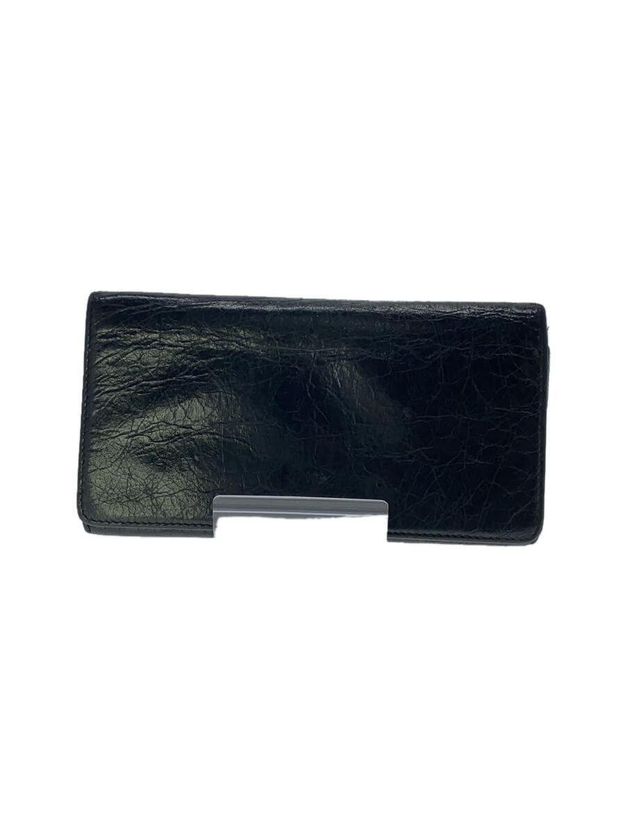 Balenciaga Balenciaga Sheepskin Long Wallet Black Size ONE SIZE - 1 Thumbnail